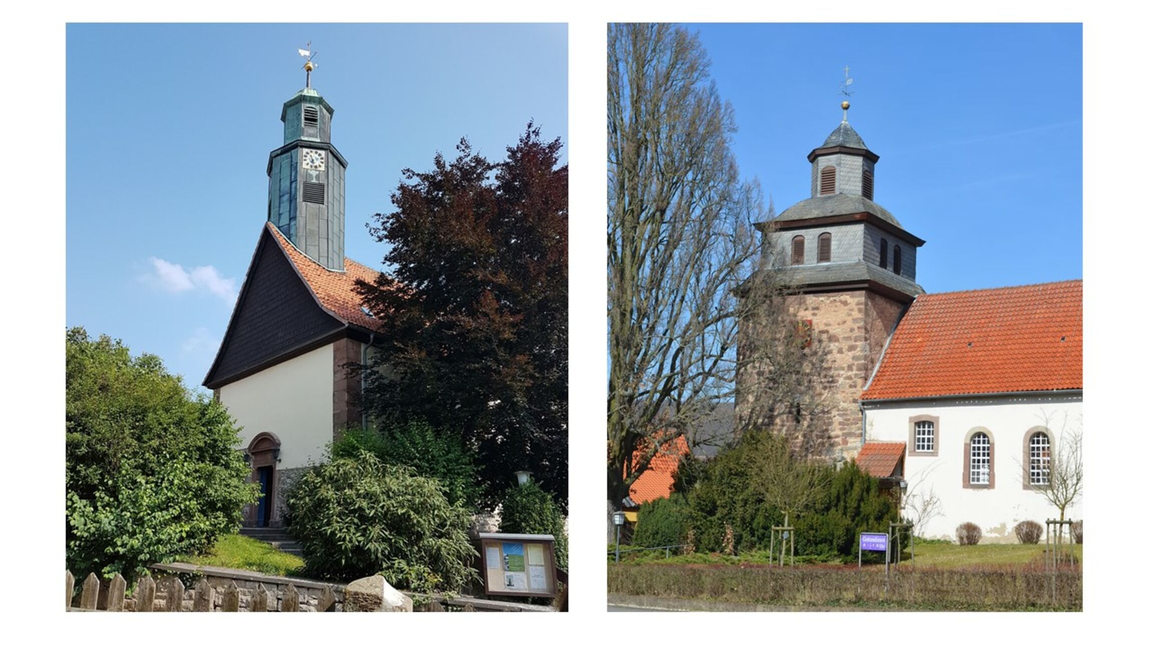 Die Kirchen in Groß Lengden und Klein Lengden