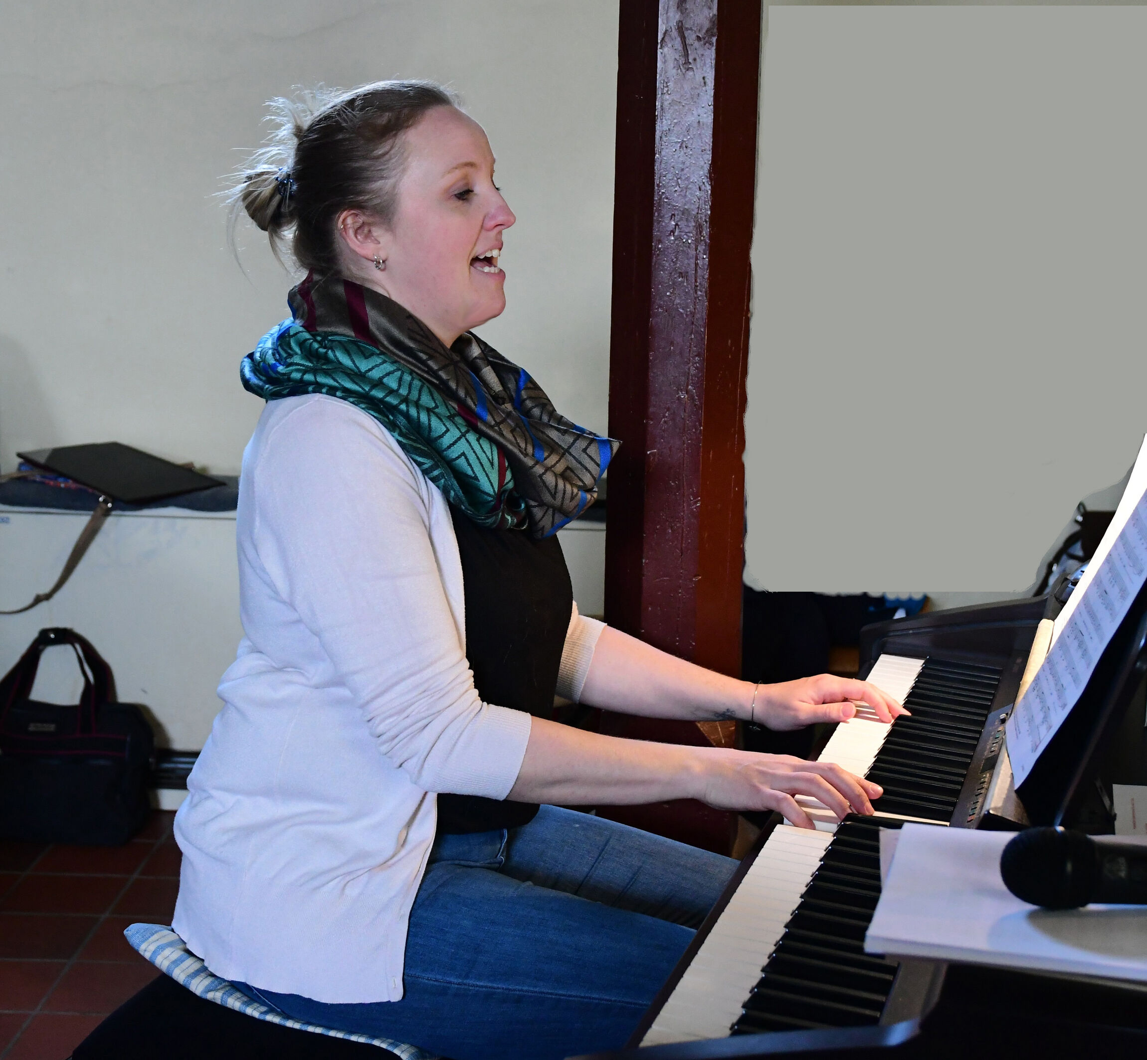 Die neue Chorleiterin Lizzie Forward (Foto: I. von der Heyde)