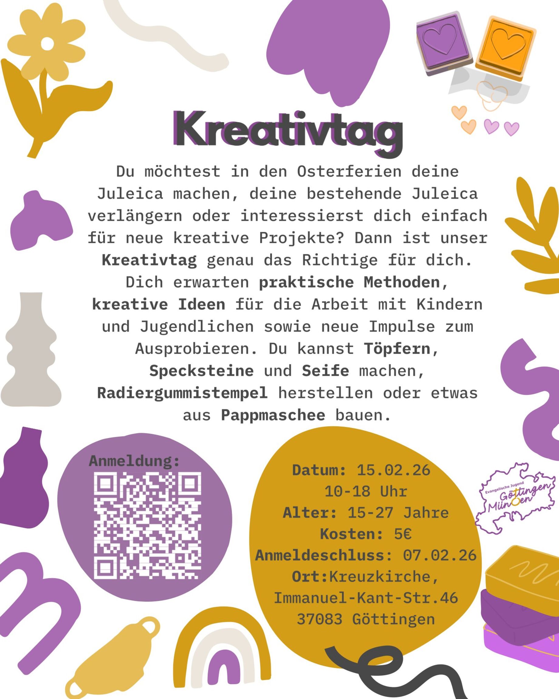 Kreativtag (Entwurf: J. Andrecht)