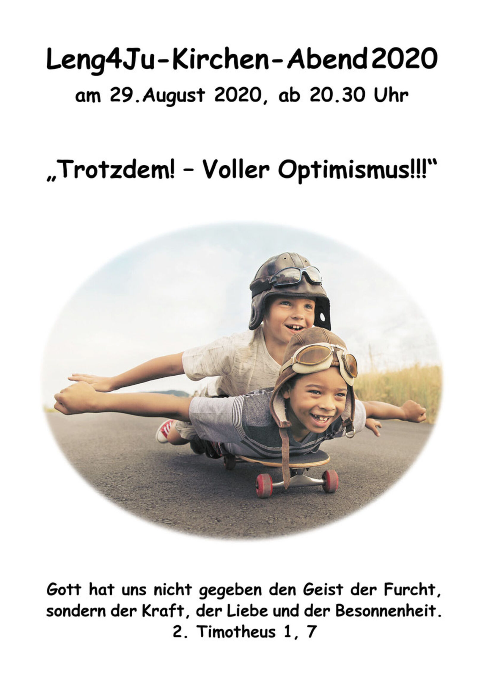 Einladung zum Leng4Ju-Kirchen-Abend 2020