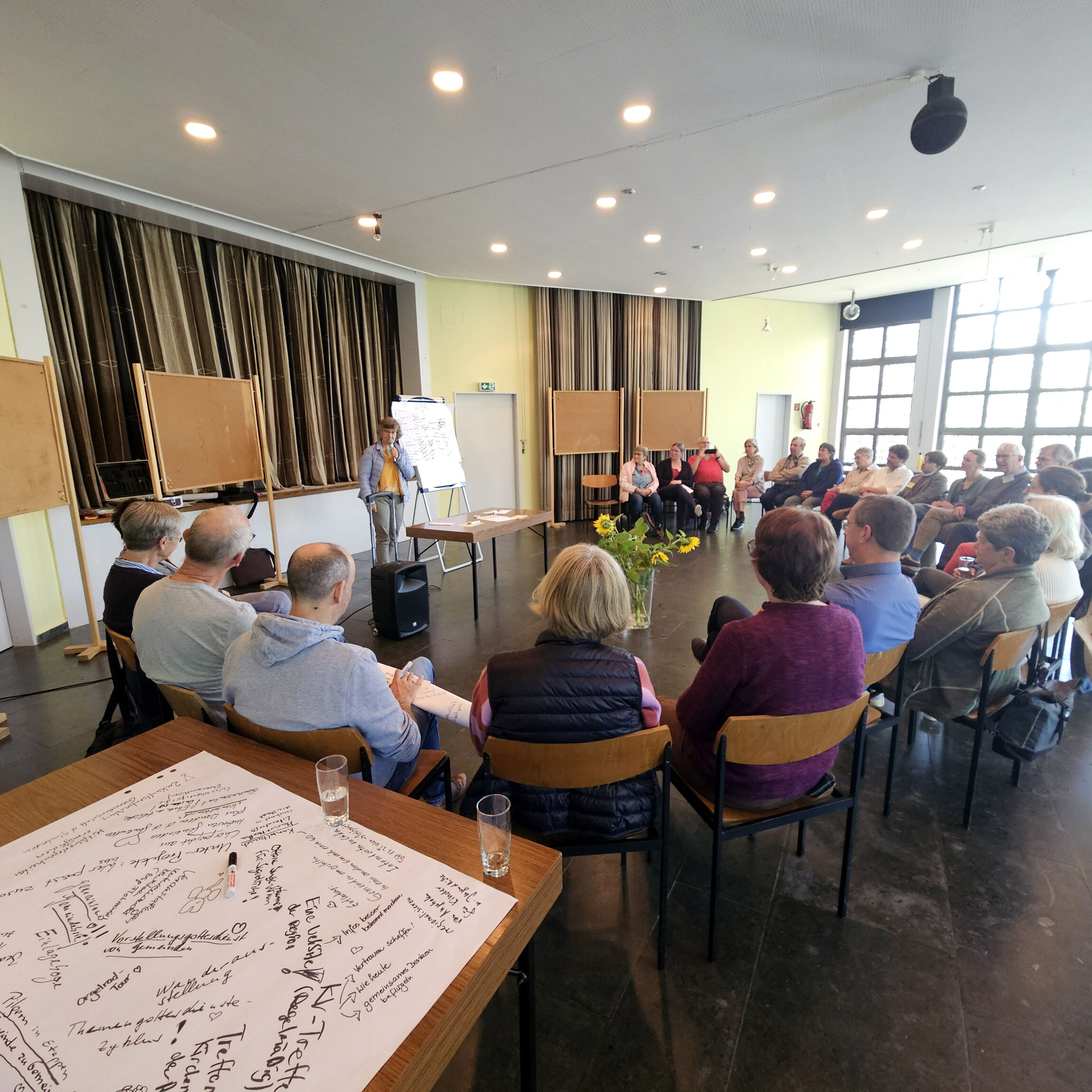 Ergebnispräsentation (Foto: L. Heinke)