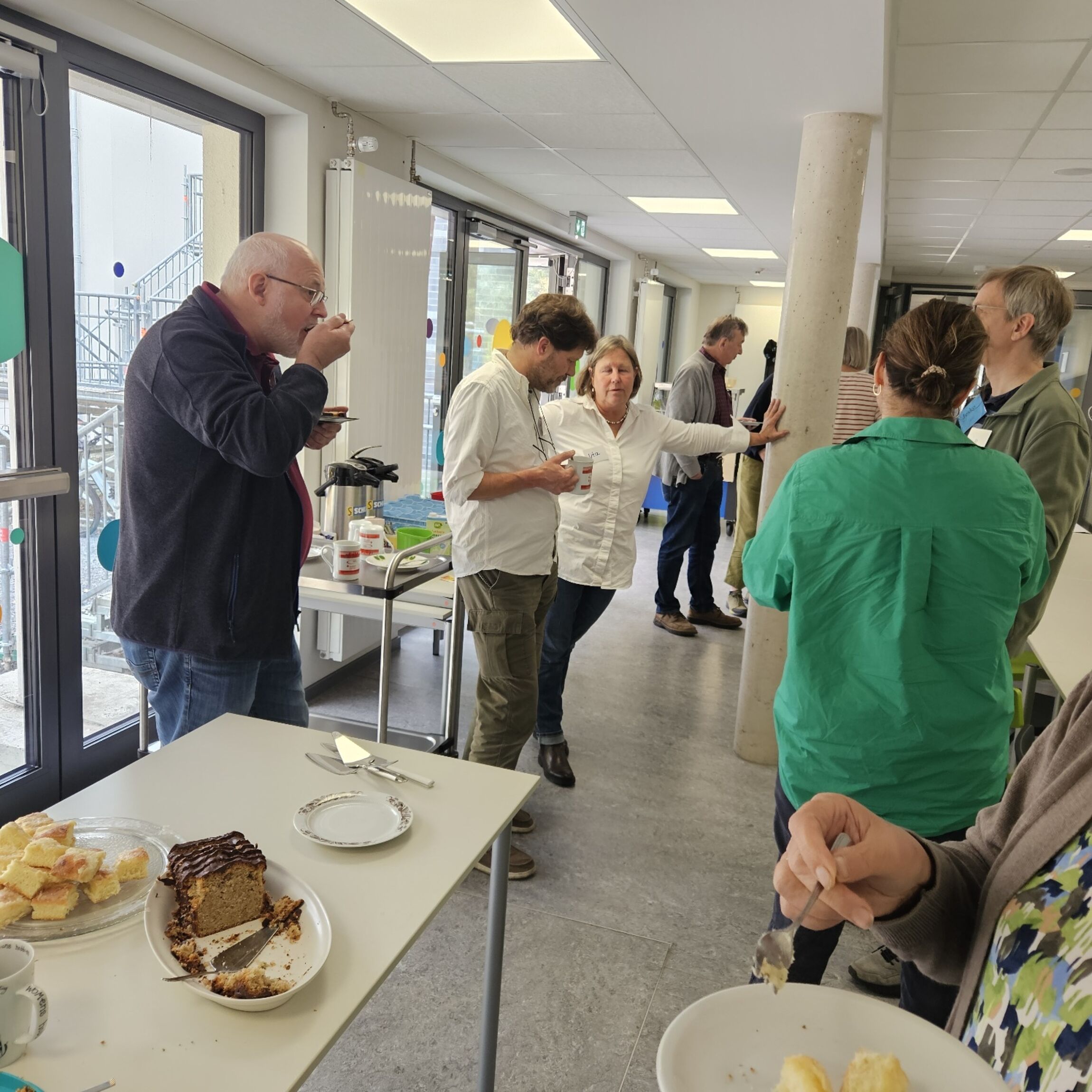 Pause - danke für die mitgebrachten Kuchen (Foto: L. Heinke)