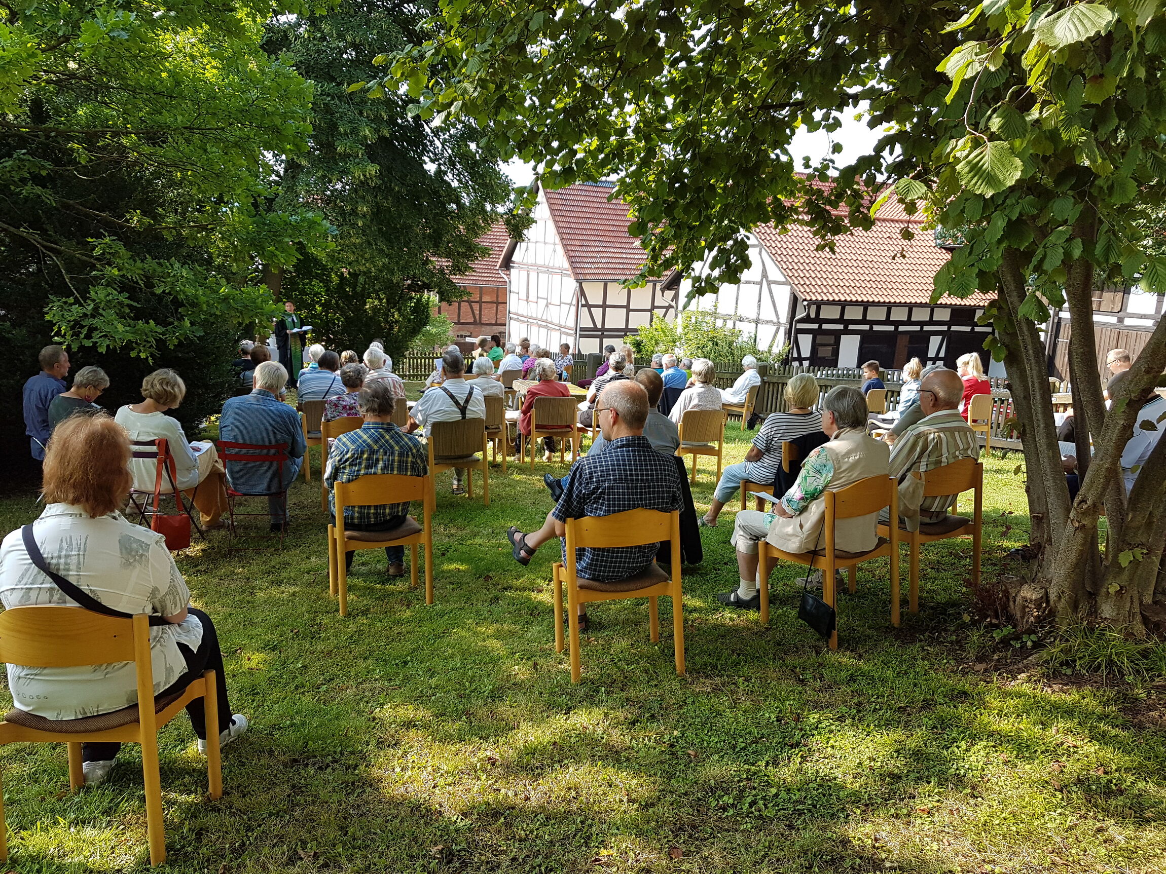 Während des Gottesdienstes...
