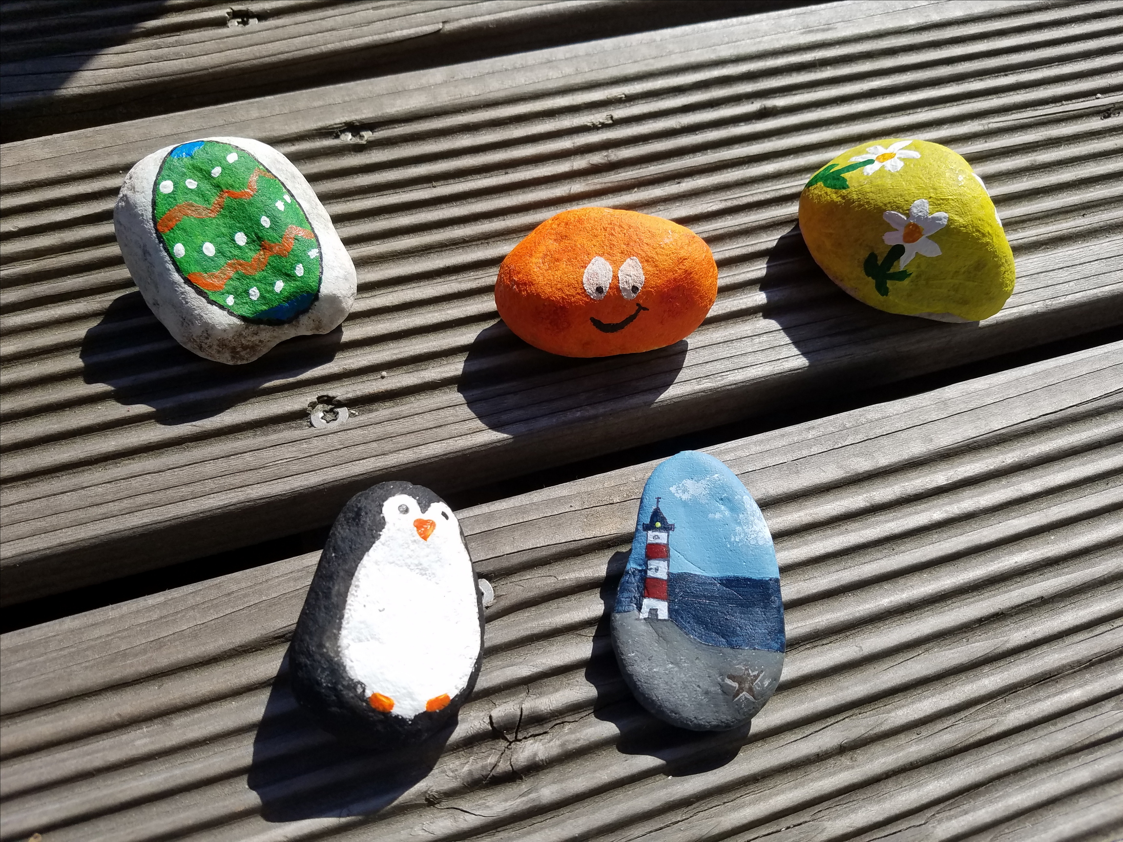 Steine auf dem Weg Nahaufnahme