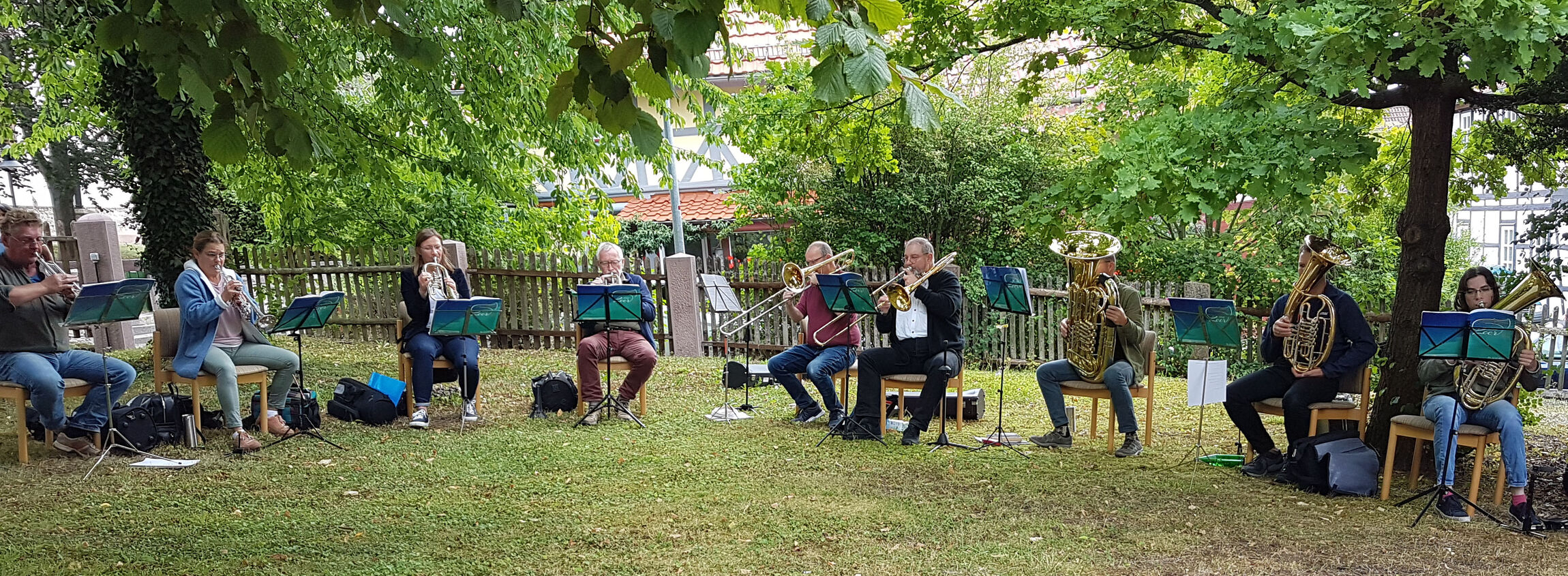 Danke an den Posaunenchor Gelliehausen (Foto: L. Heinke)