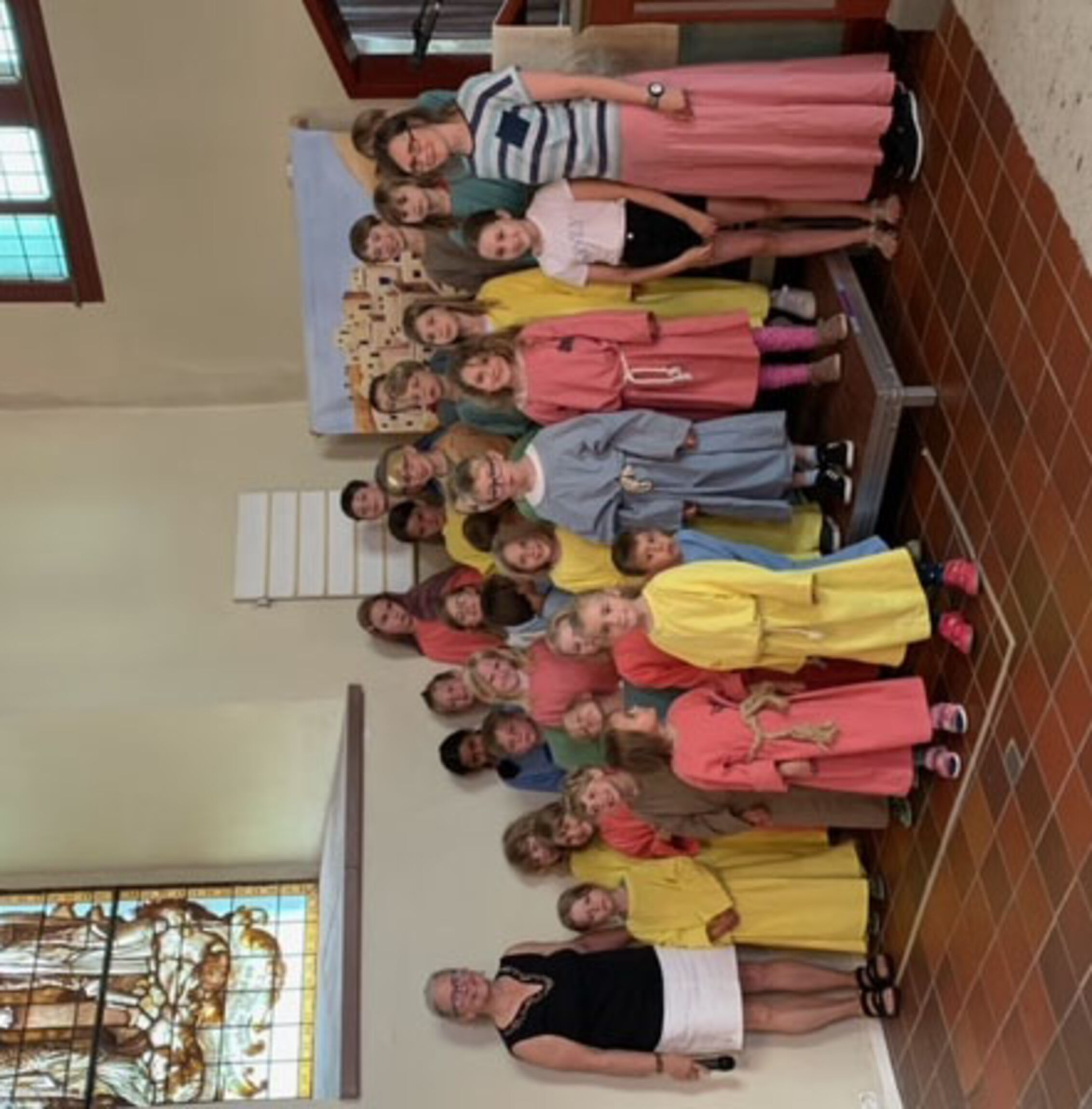 Die KiSiGru mit Ona Stoerzt (links) und Christina Rechenberg (rechts) am Montag (Foto: L.-E. Rechenberg)