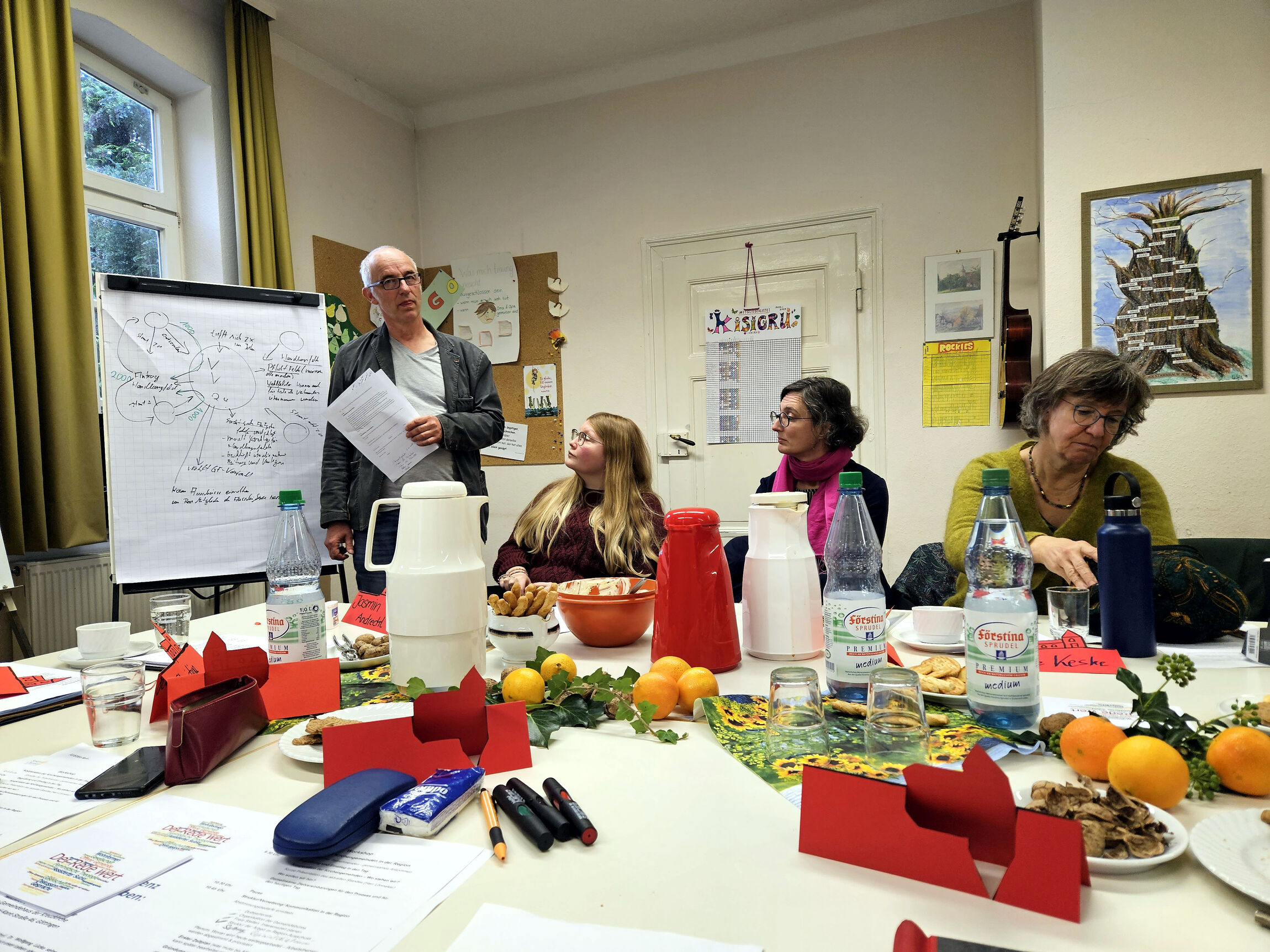 Bericht der Arbeitsgruppe "Satzung" (Foto: L. Heinke)