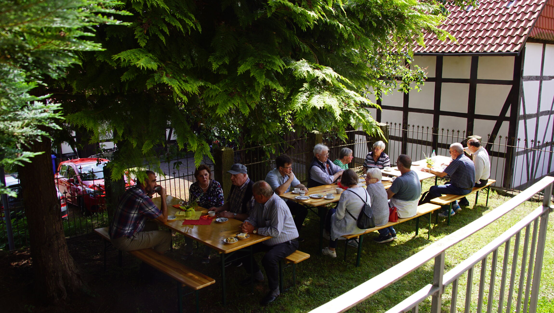 Kaffee und Kuchen (Foto: S. Hampe) 