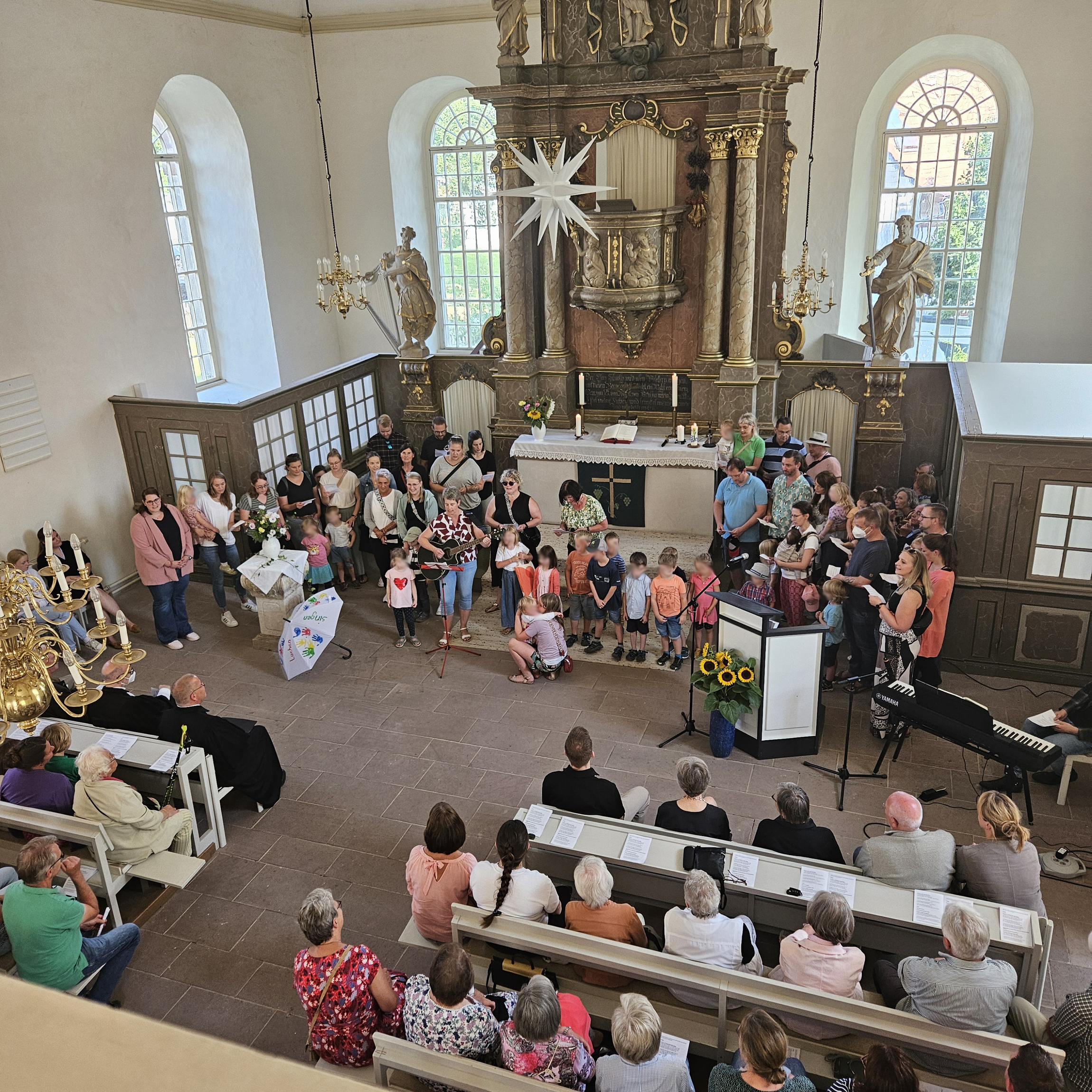 Überraschung: Abschiedslied der Kita (Foto: L. Heinke)