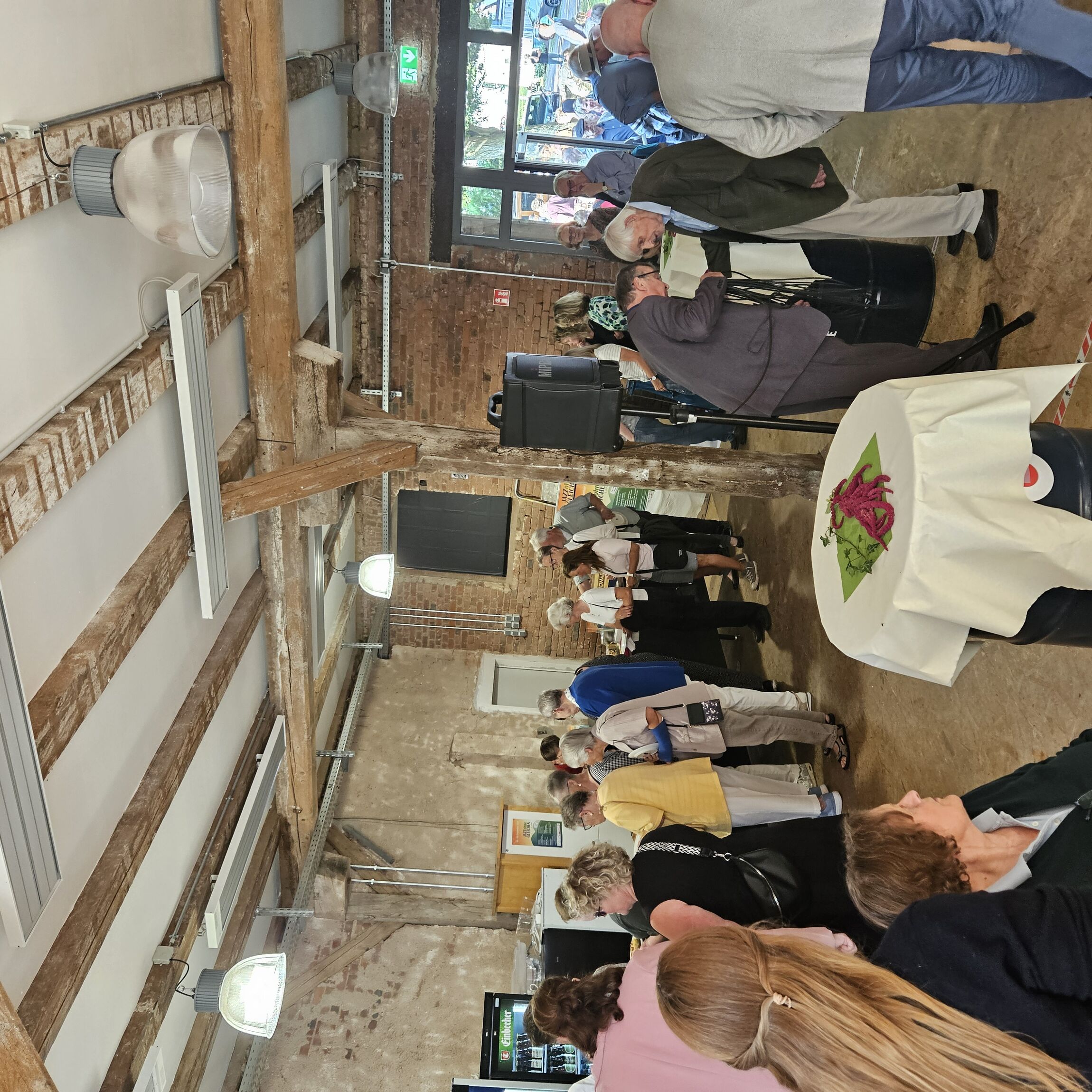 Großer Andrang in der Kulturscheune (Foto: L. Heinke)