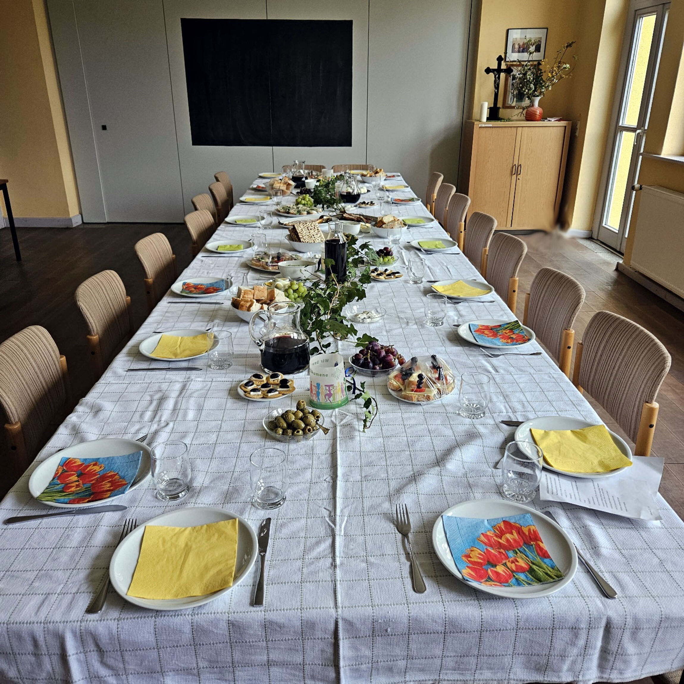 Alles vorbereitet (Foto: L. Heinke)