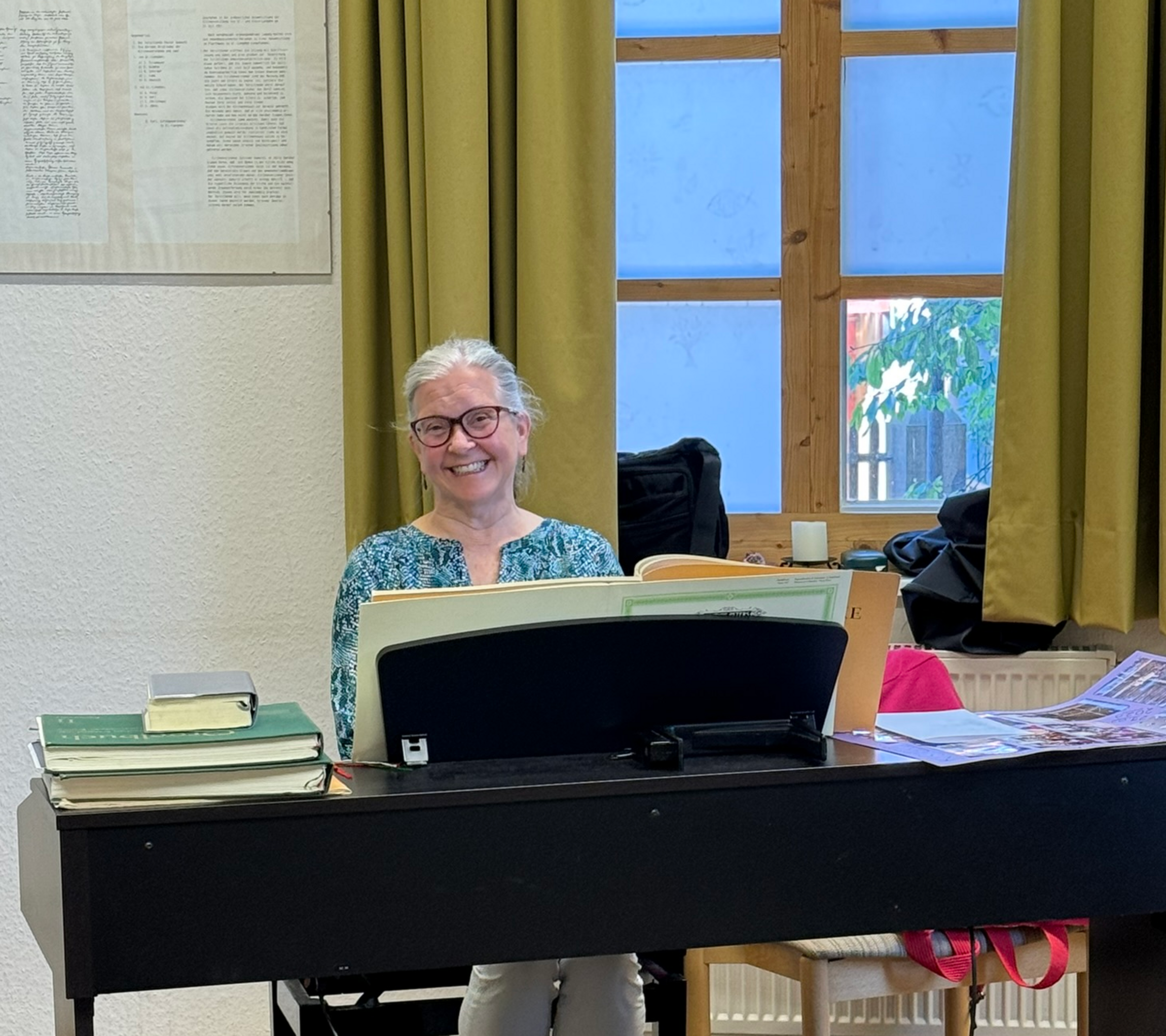 War da ein Jahr dazwischen? Ona Stoertz am Klavier (Foto: E. Thienemann-Ahlers)