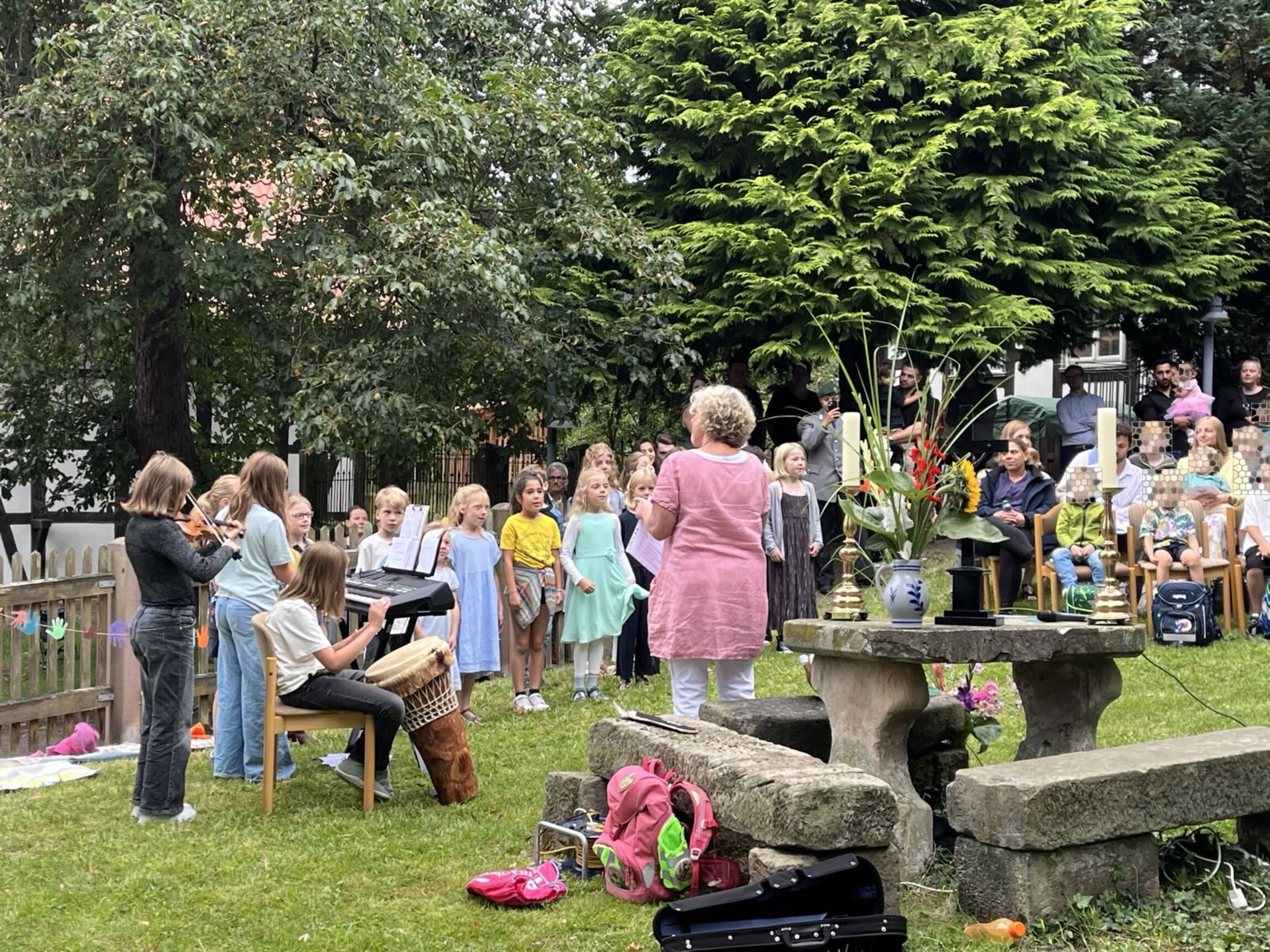 Die Volltreffer begrüßen (Foto: U. Weberschock)