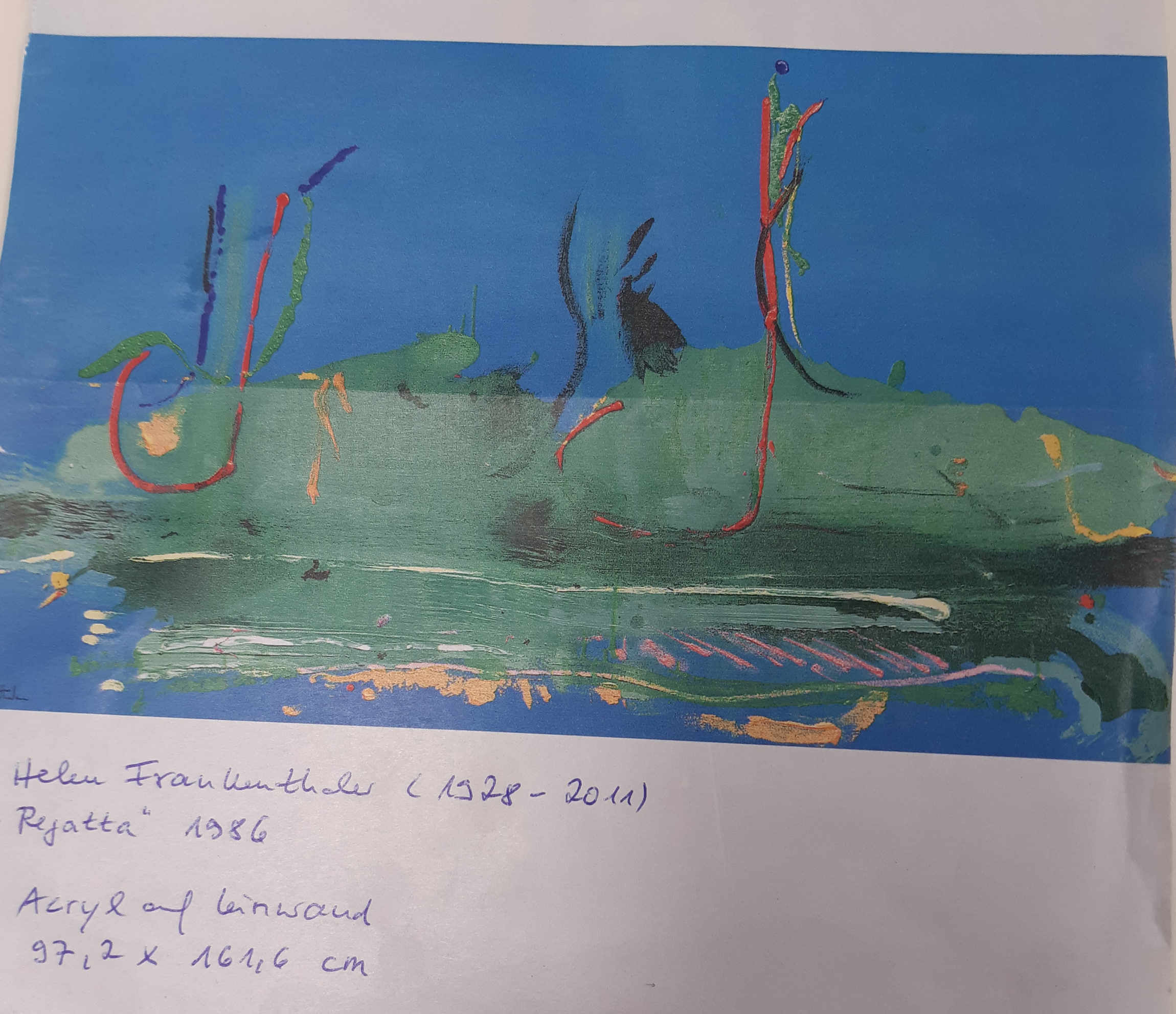 Regatta, Helen Frankenthaler (Foto: E. Baier)