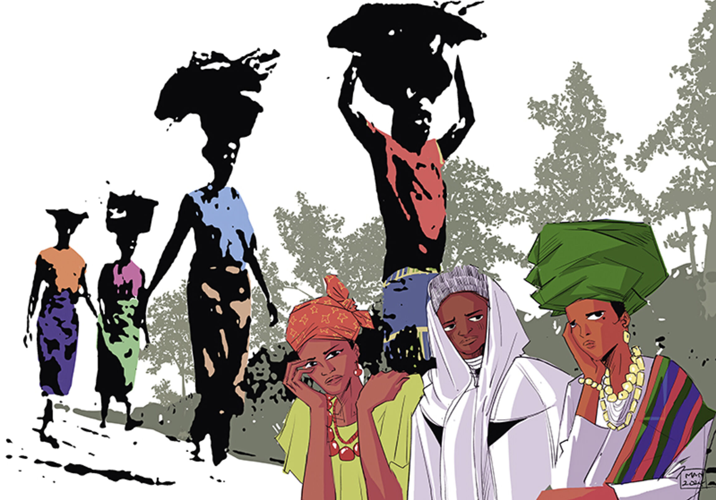 Rest for the Weary von der Künstlerin Gift Amarachi Ottah 