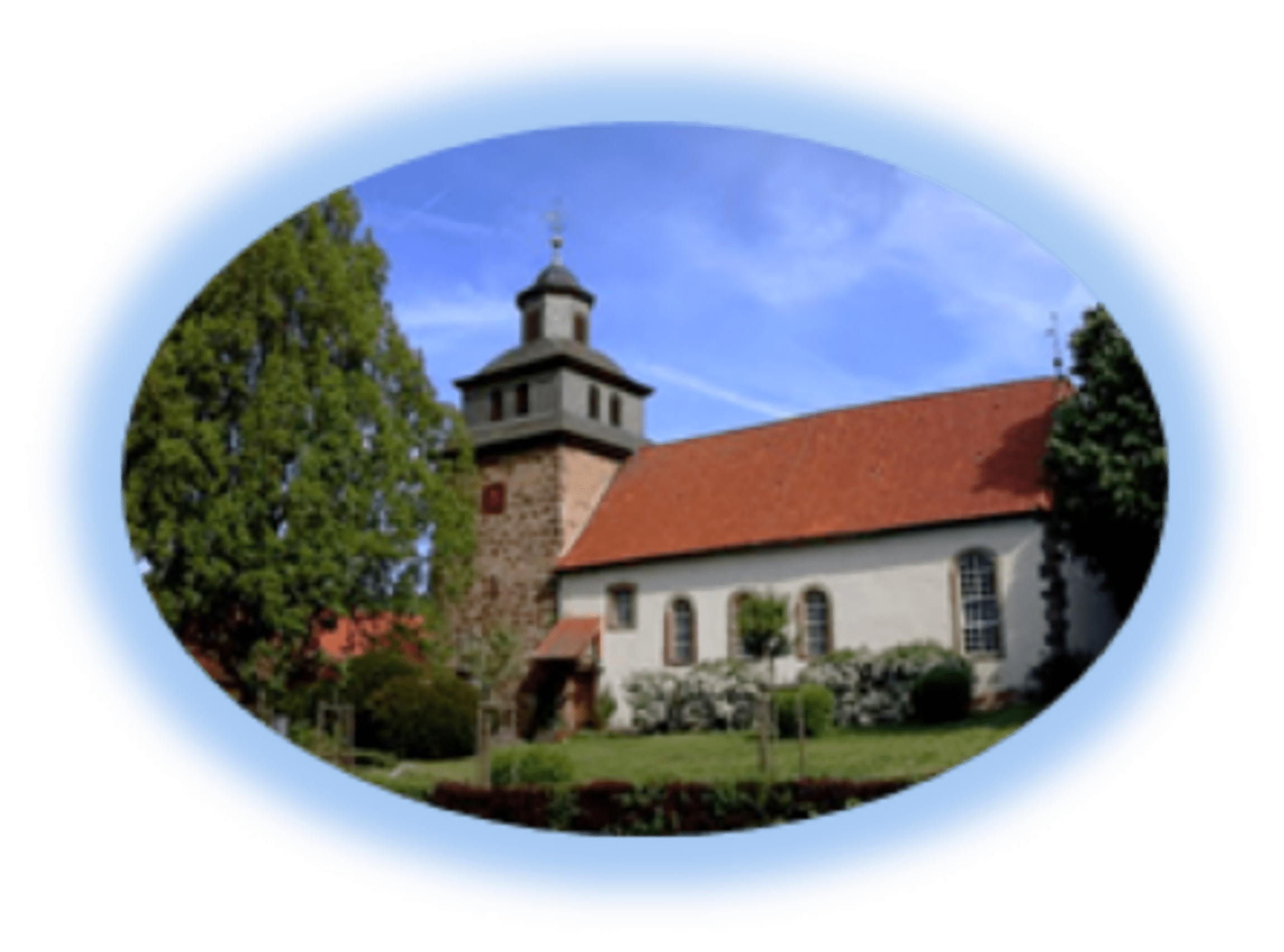 Ansicht der Kirche in Klein Lengden