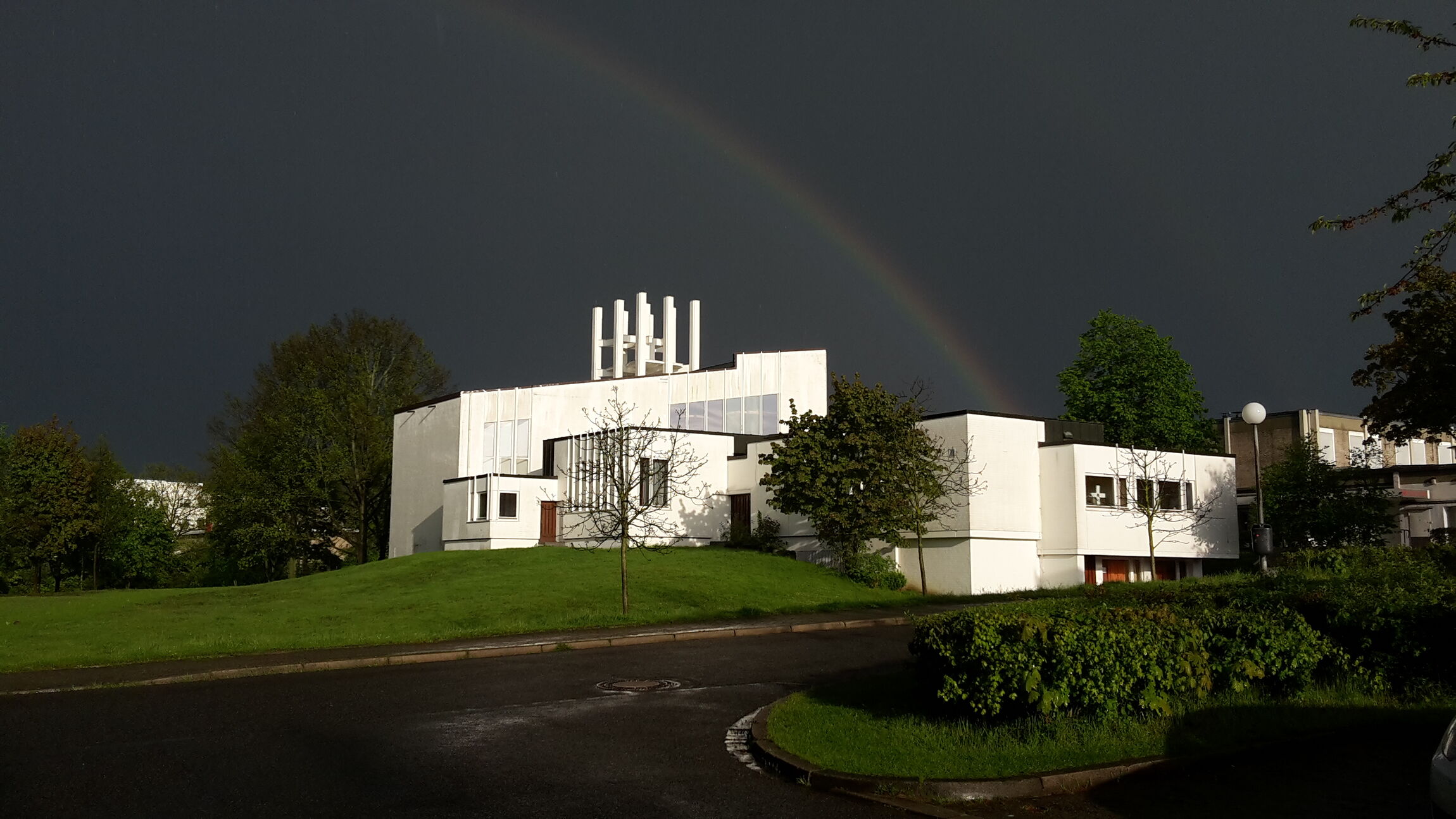 Stephanus mit Regenbogen