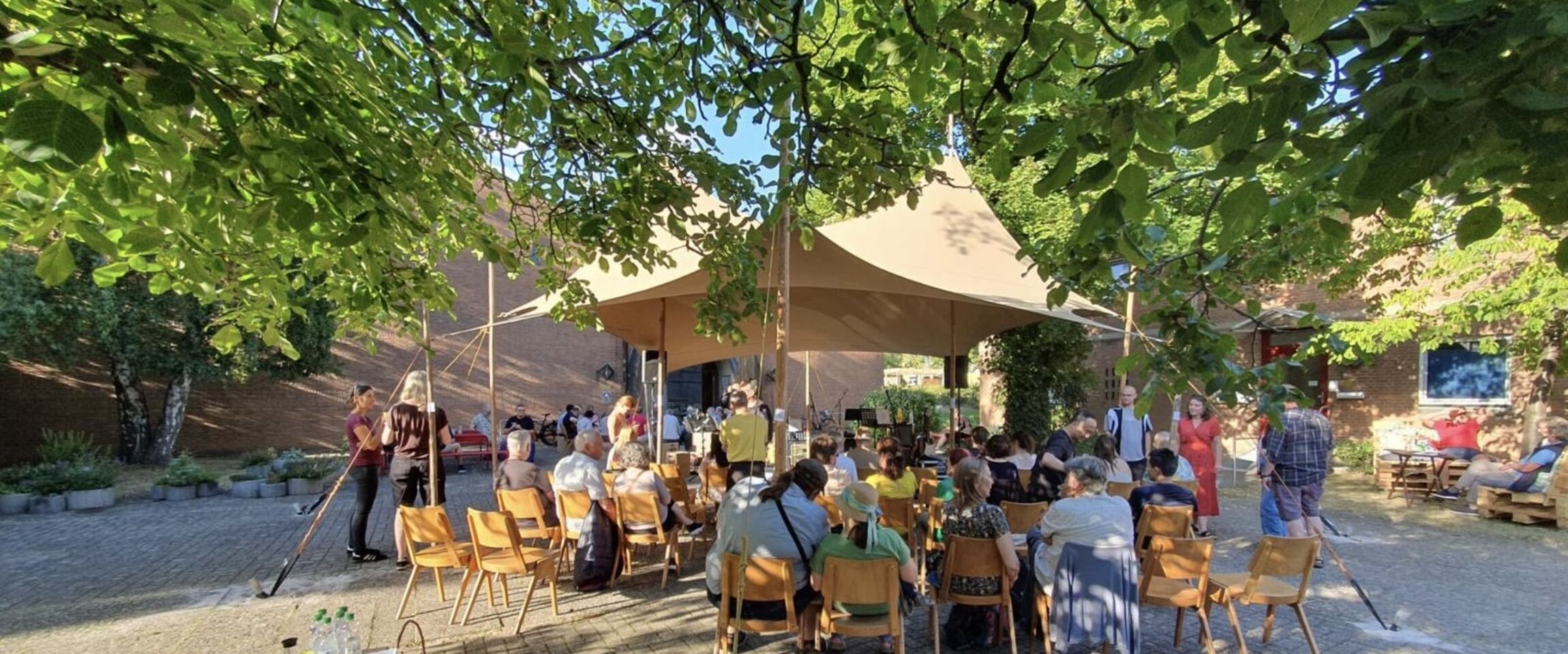Sommer auf dem Platz