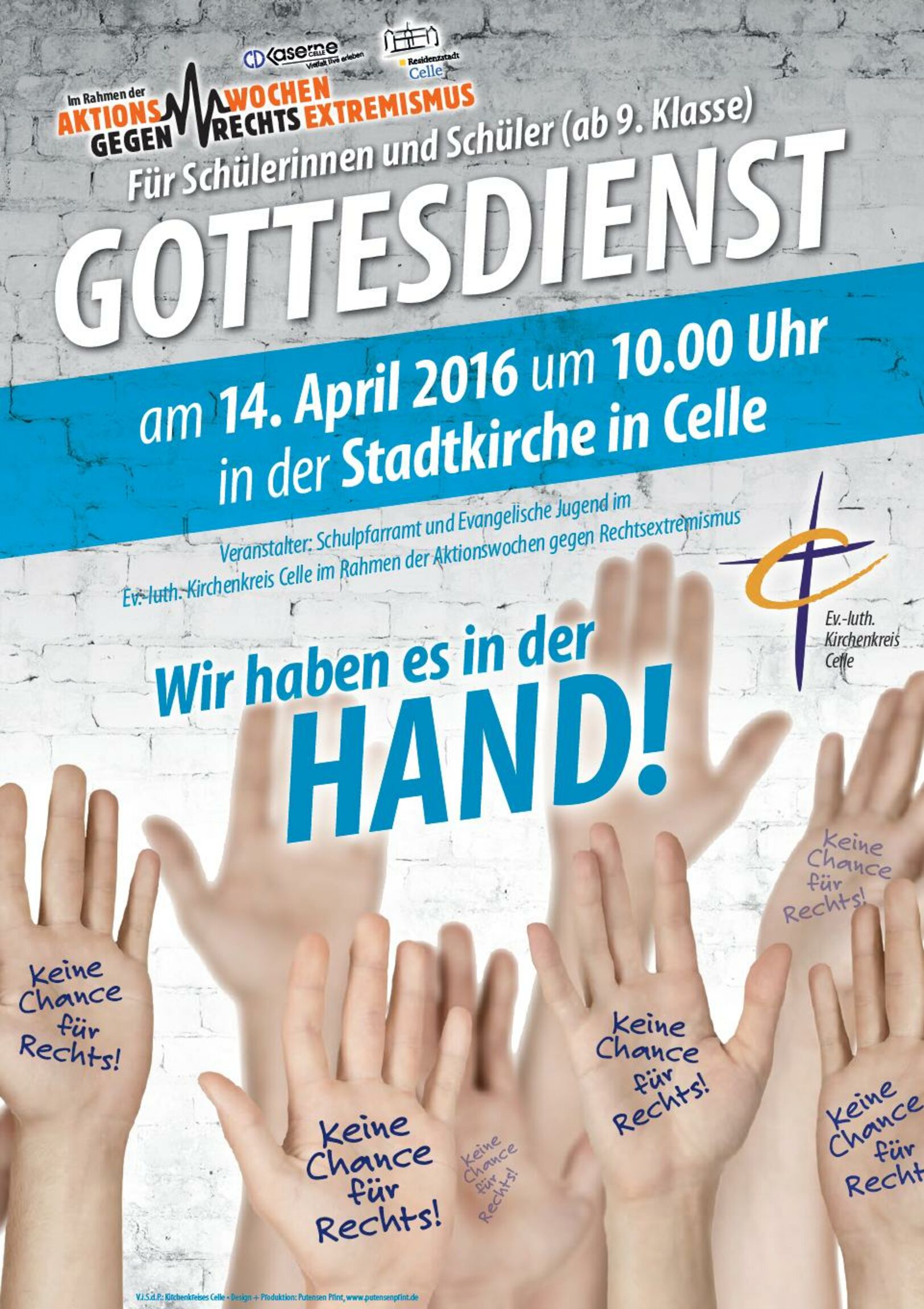 Aktionswoche gegen Rechts GoDi Celle April 2016