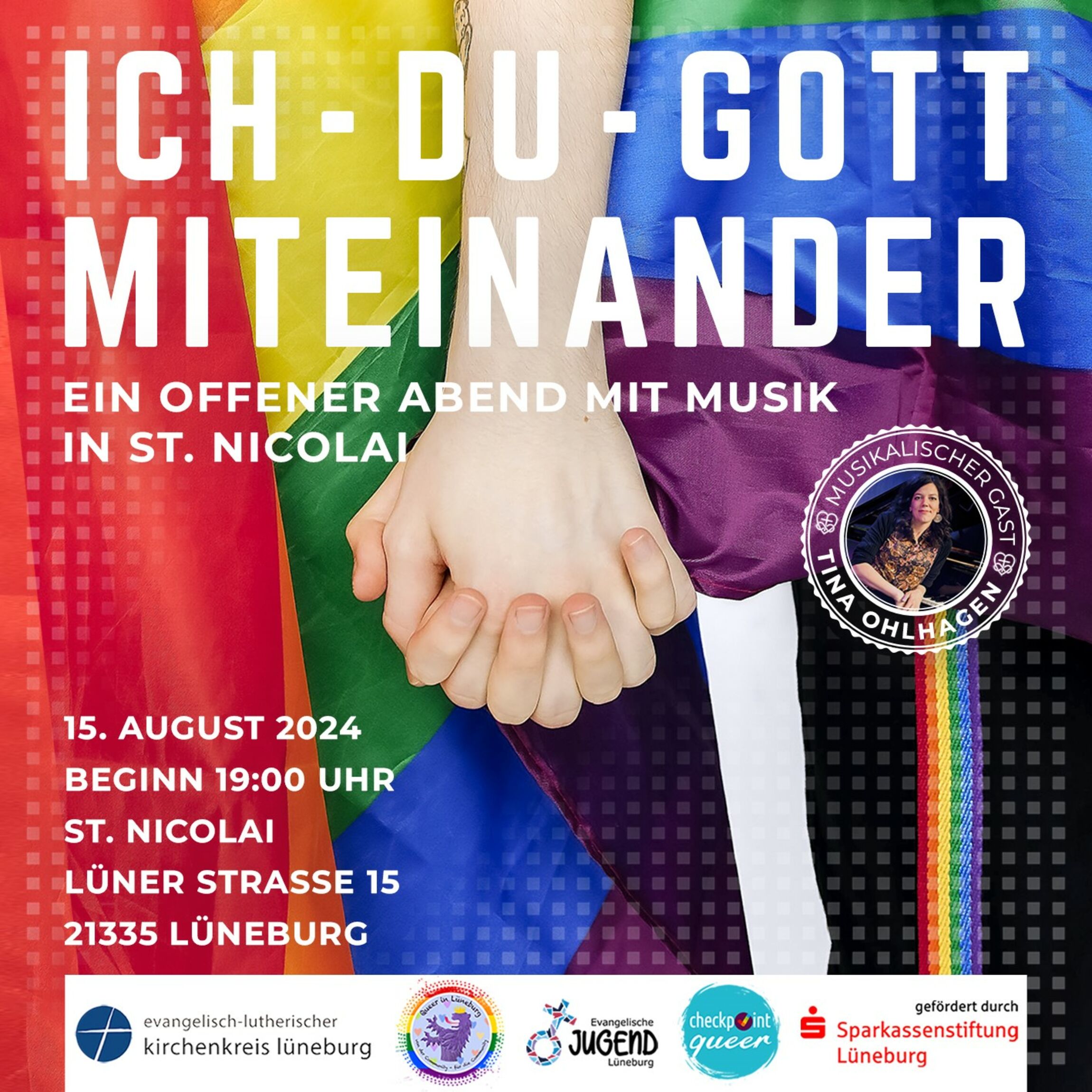 Offener Abend; "Ich – Du – Gott. MITEINANDER", 15. August 2024. Grafik: Sharepic.