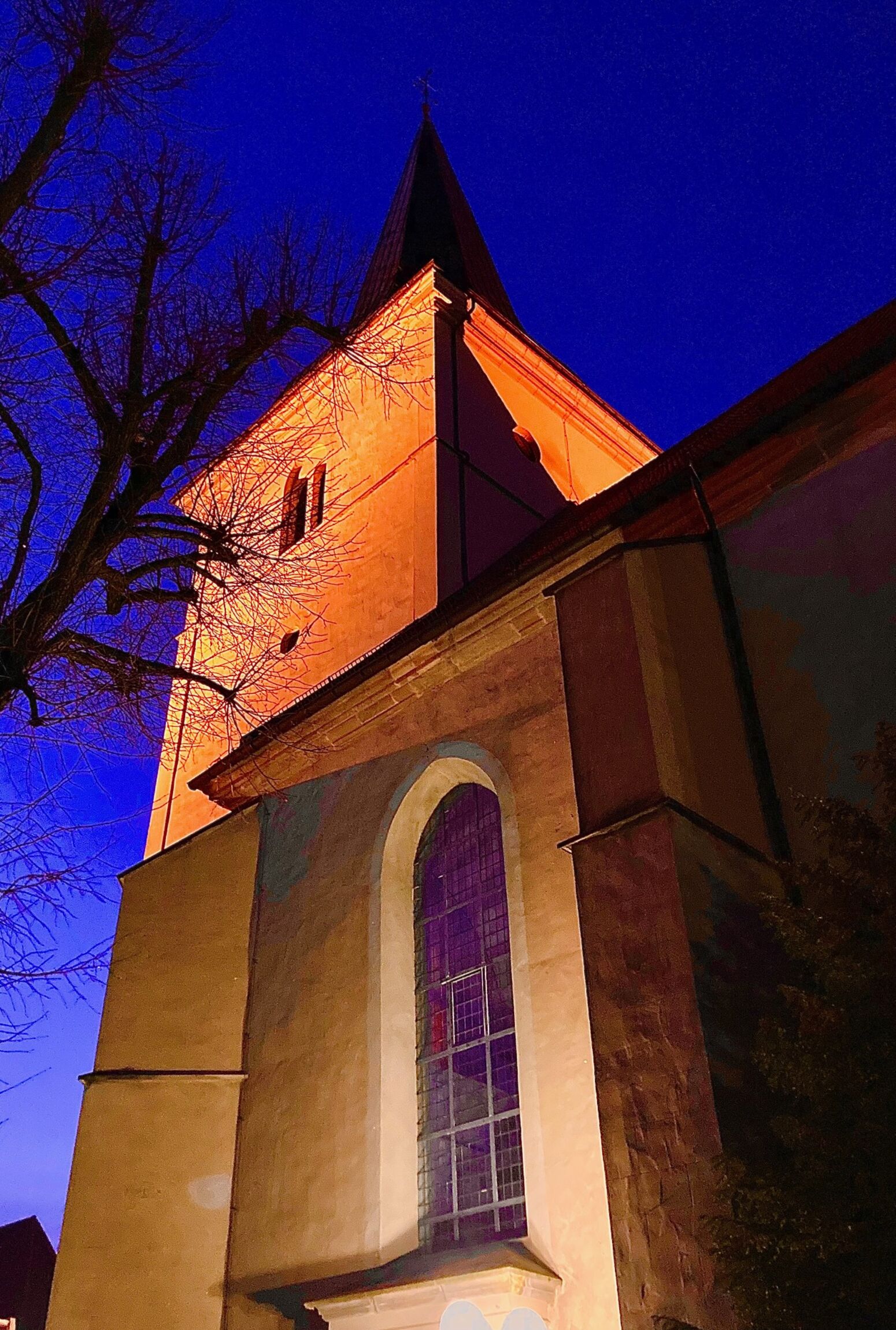 St.-Petri-Kirche bei Nacht