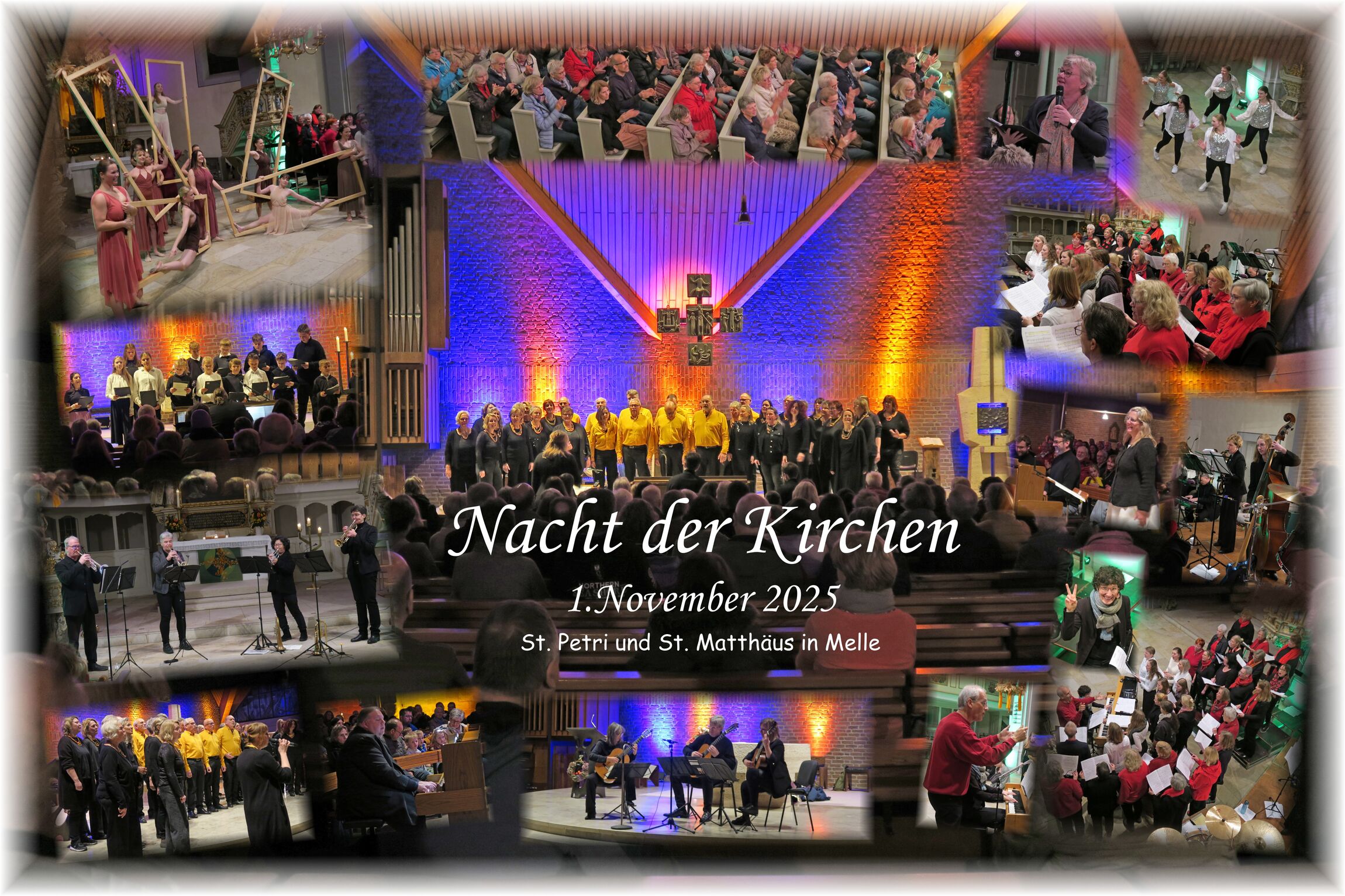Collage Nacht der Kirchen 2025