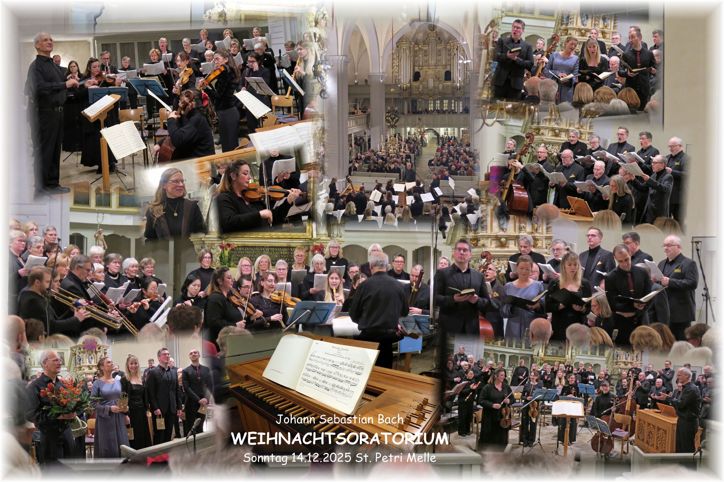 Collage Konzert Weihnachtsoratorium 14.12.2025