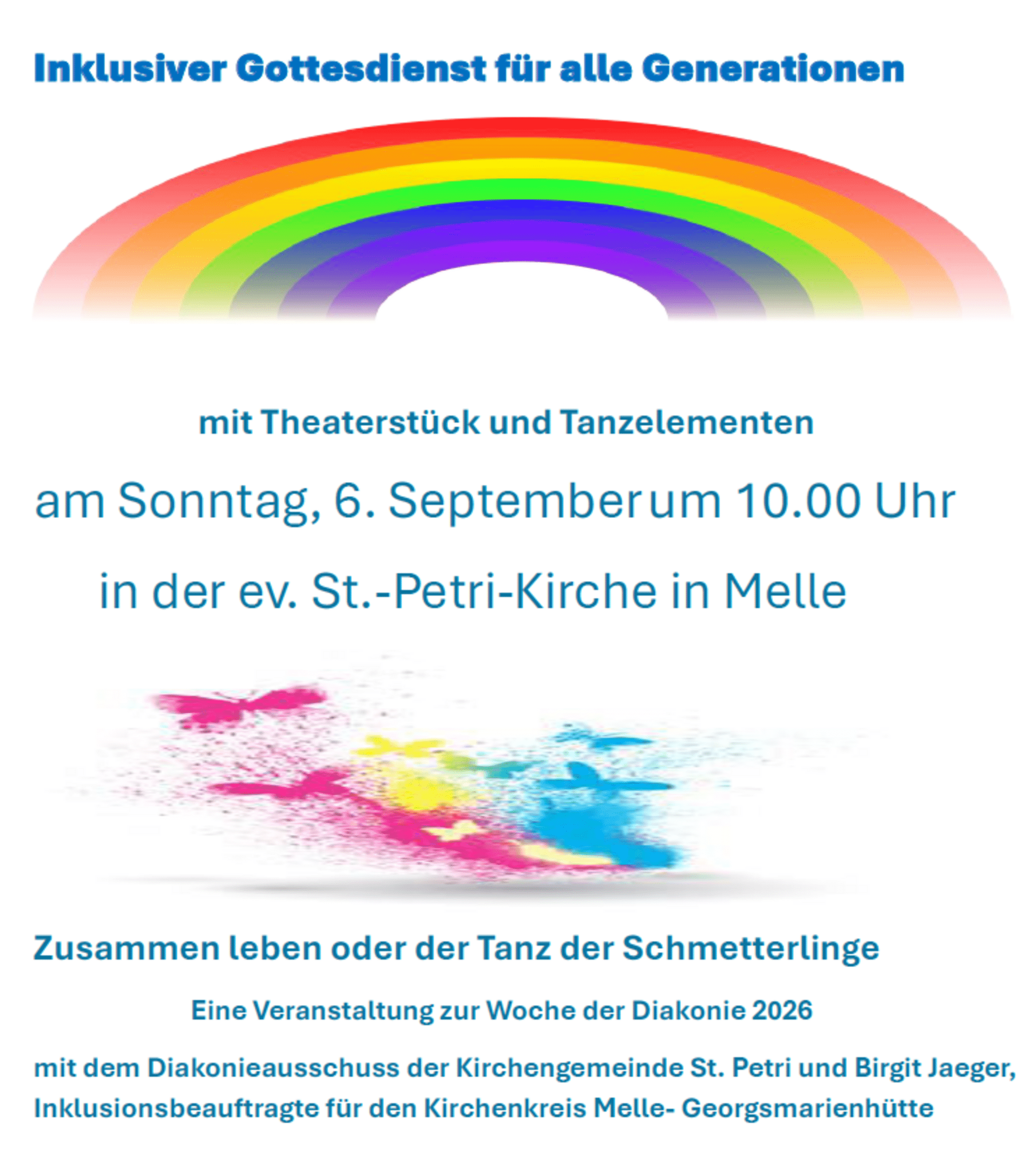Inklusiver Gottesdienst für alle Generationen 06-09-2026