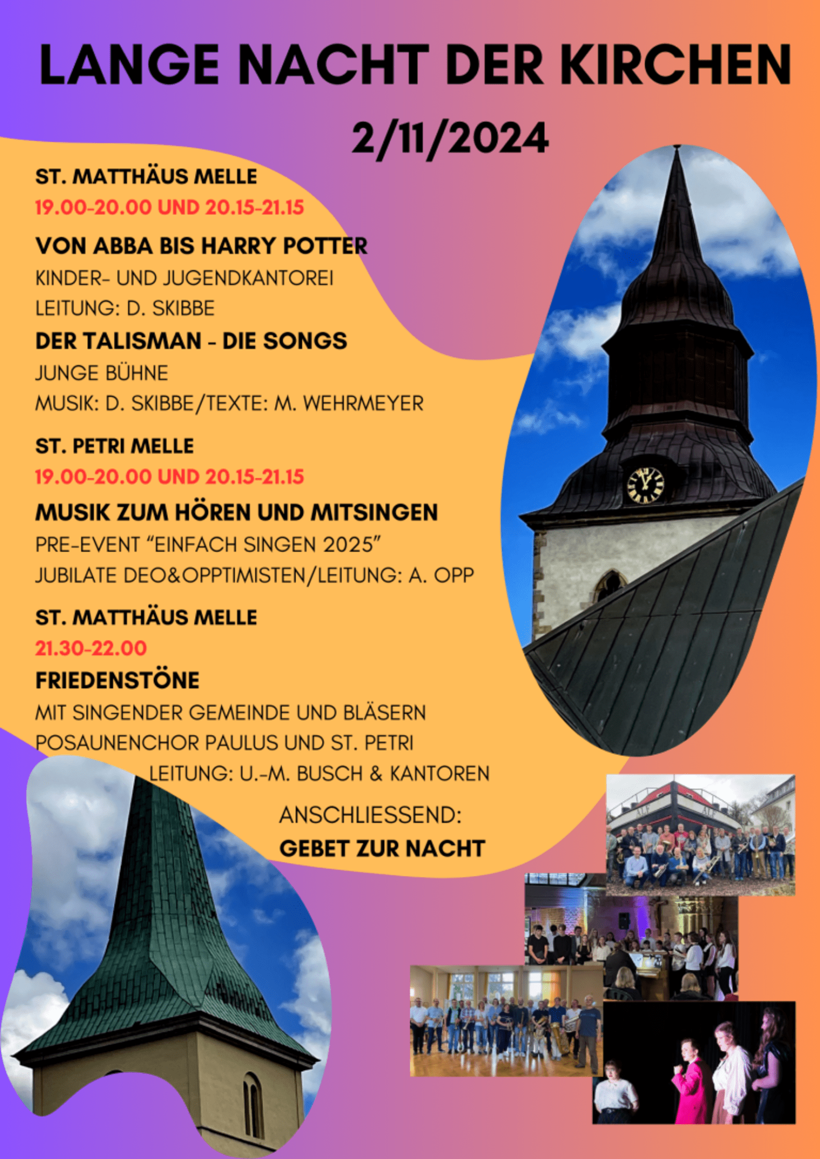 Lange Nacht der Kirchen 2024 Plakat