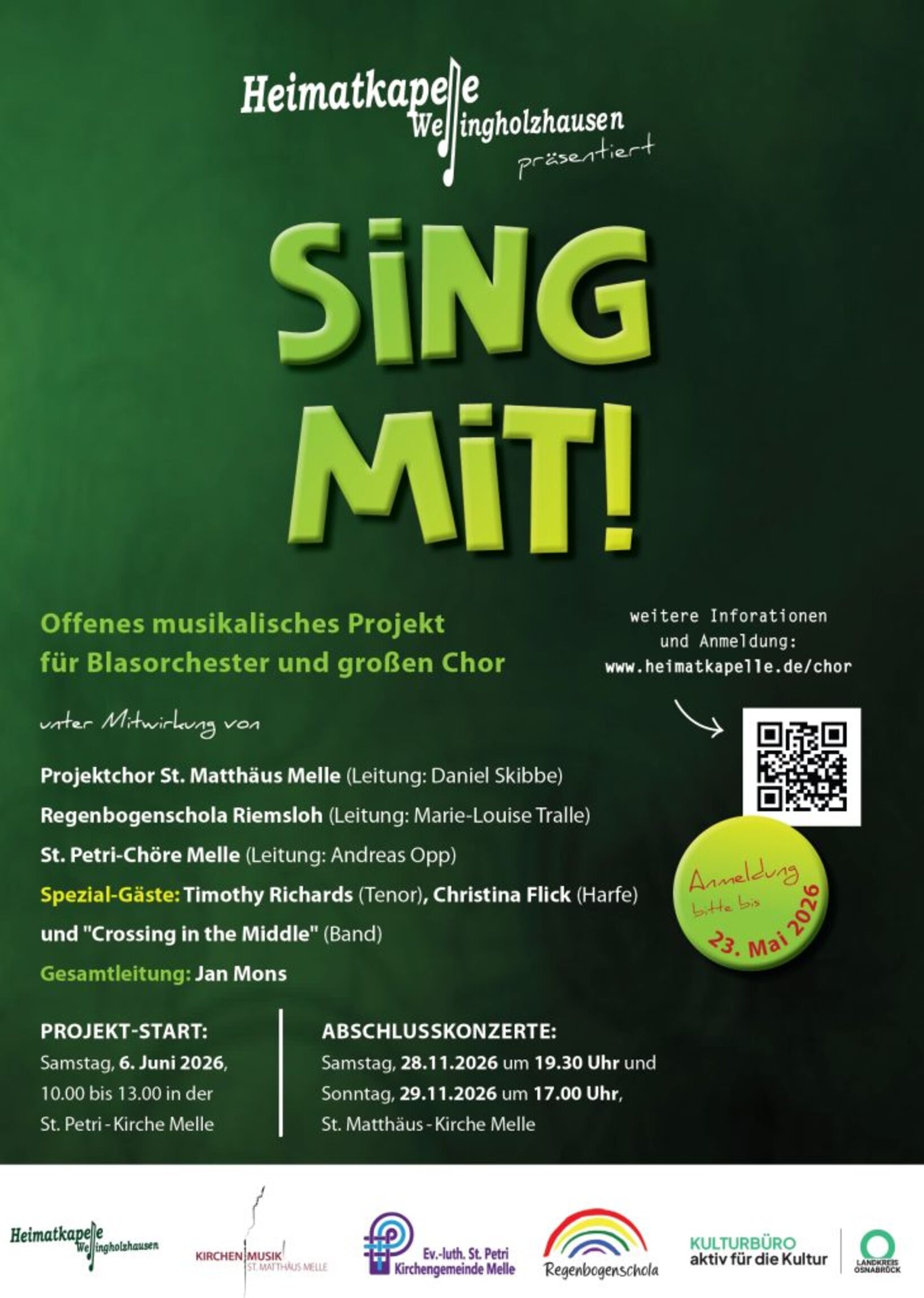 Plakat SingMit-Projektchor-Projekt 2026