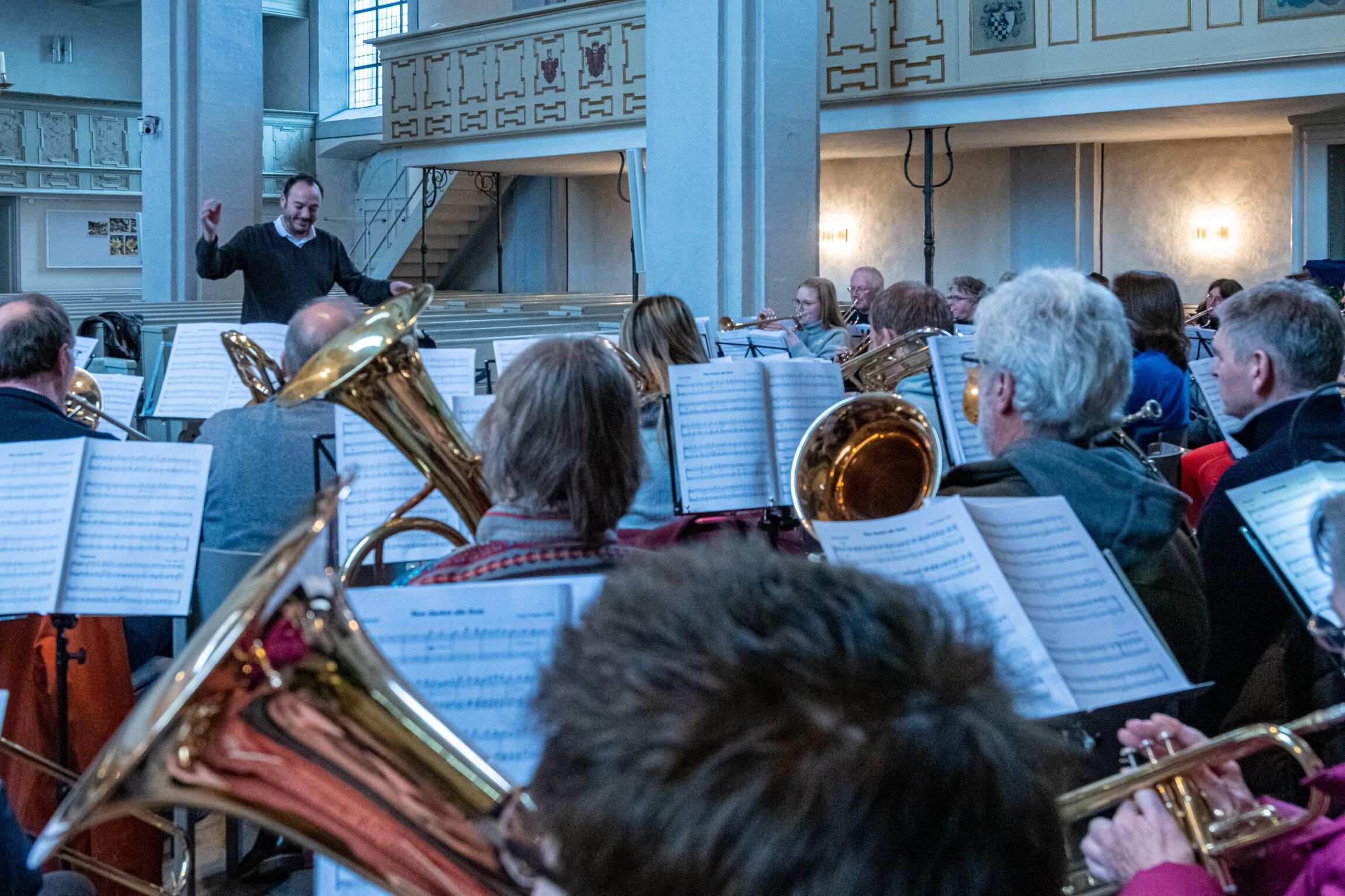 Probe Kirche Dirigent