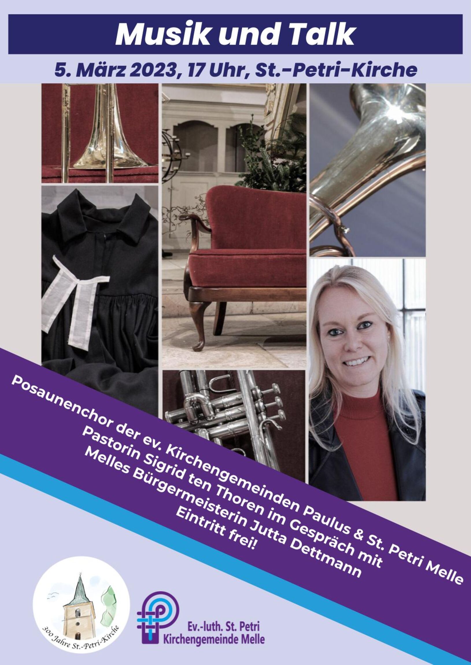 Plakat Konzert Musik & Talk