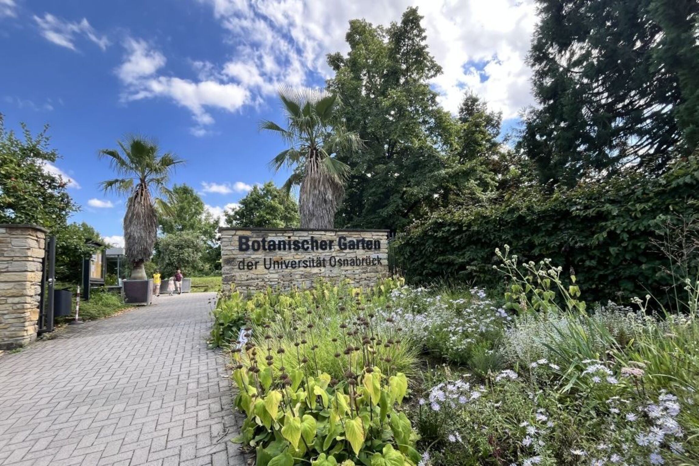 Botanischer Garten Osnabrück, Eingangsbereich