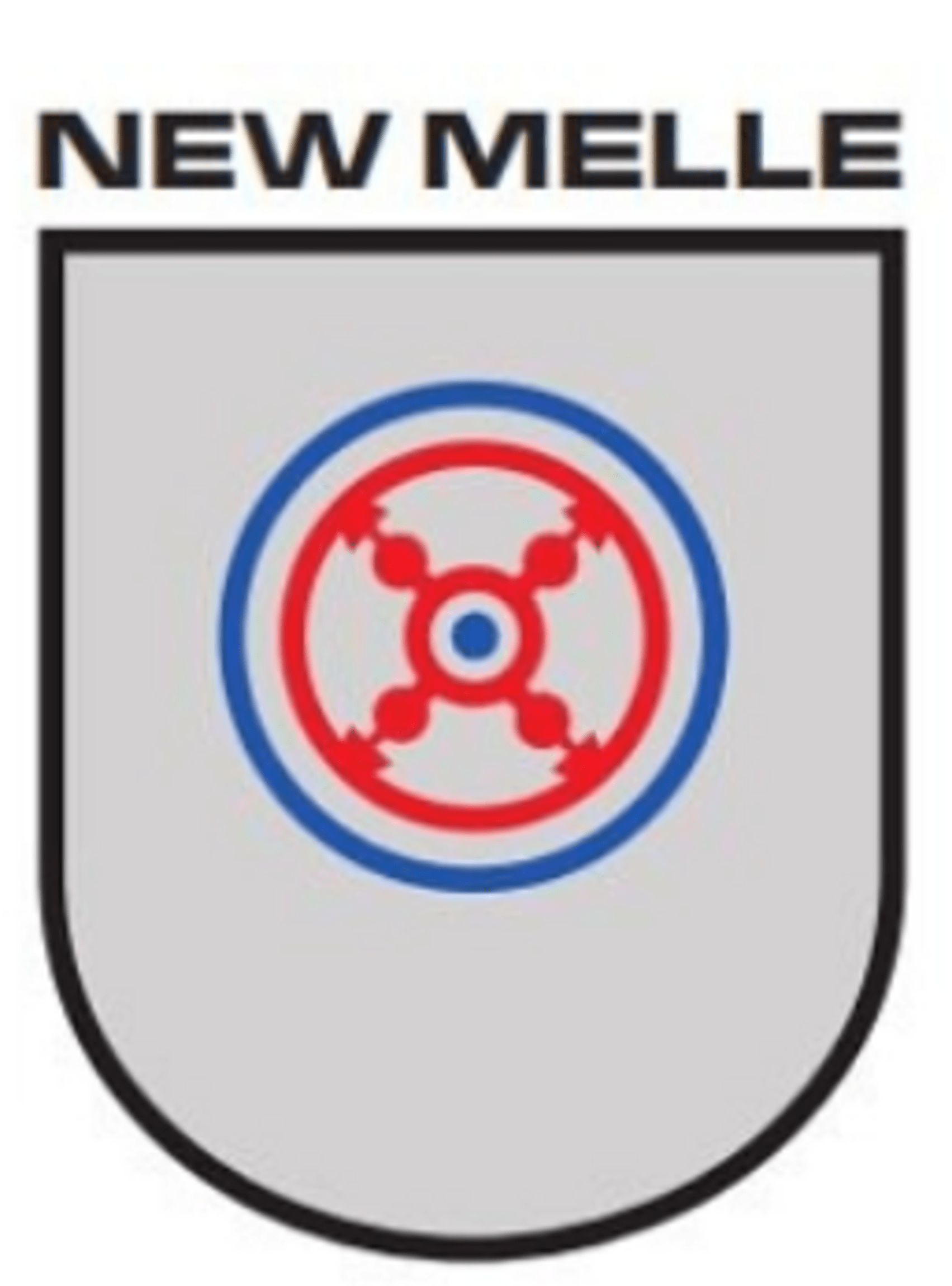 Stadtwappen New Melle, USA