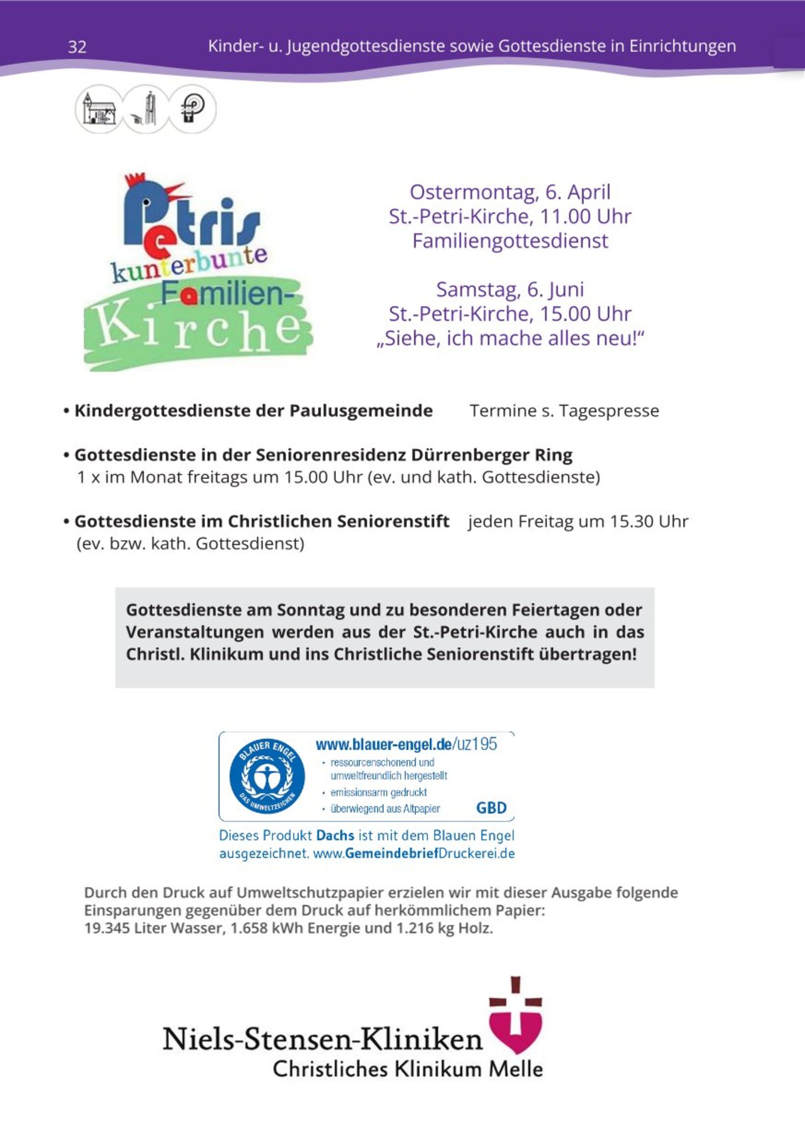 Gemeinsam 93 - Einrichtungen