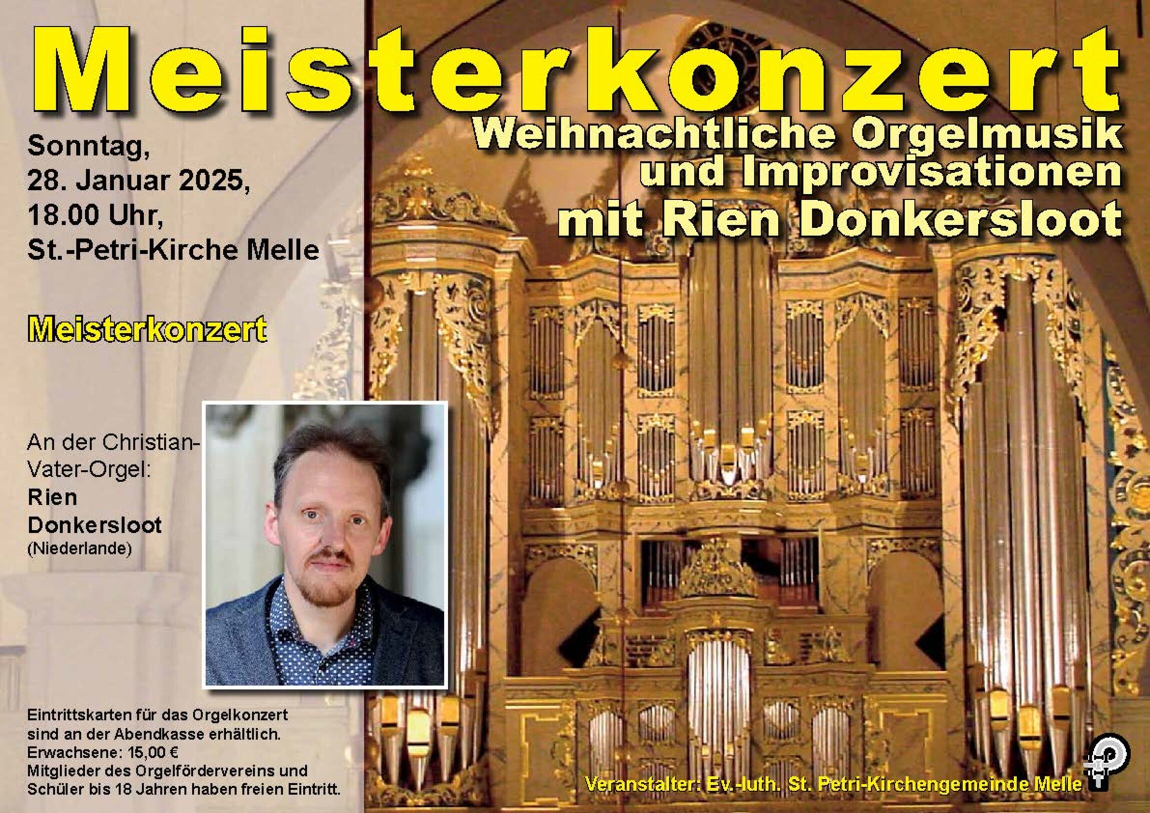 Plakat Orgel-Meisterkonzert 2025