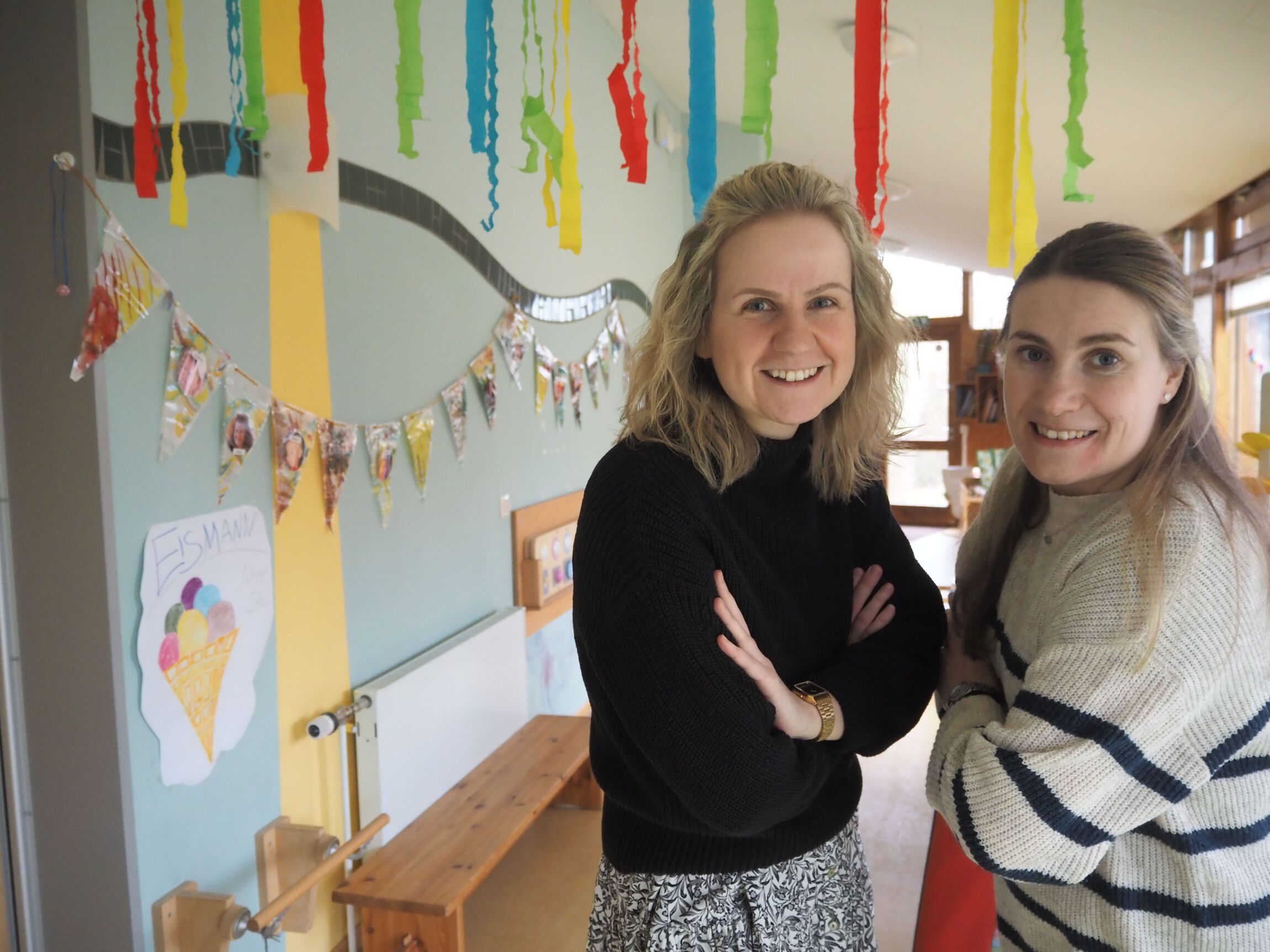 Ines Bölke und Laura Schubert - KiTa Leiterinnen der MichaelisKita Fallersleben - Foto: Larissa Anna Mühring