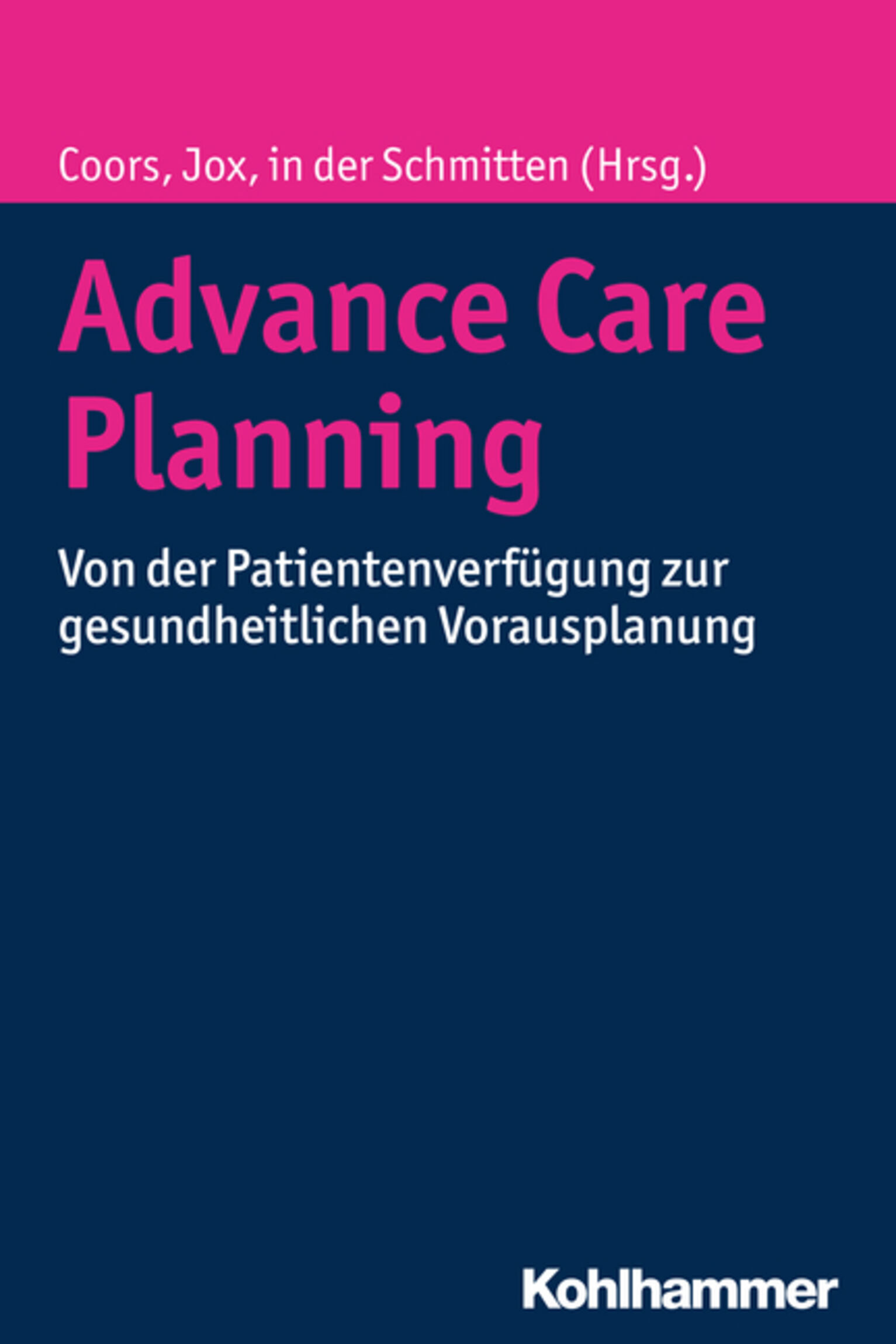 Advance Care Planning Buchcover 