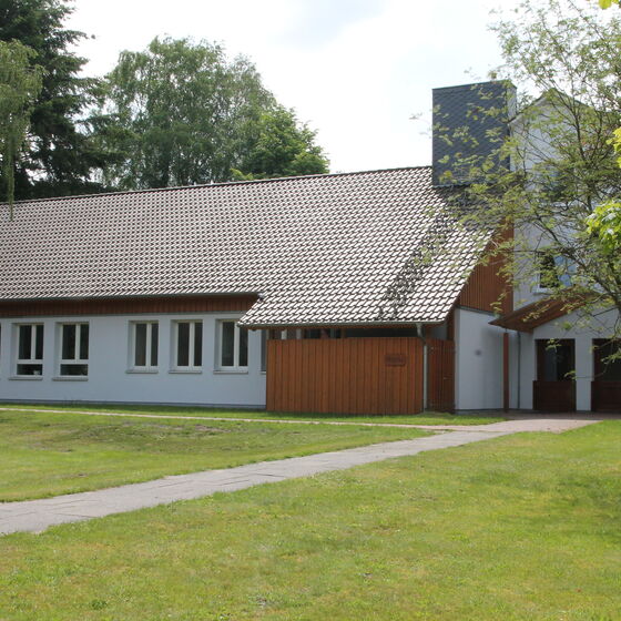 Gästehaus im Sommer