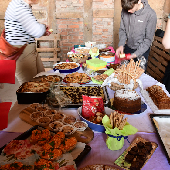 Was für ein Buffet (Foto: I. von der Heyde)