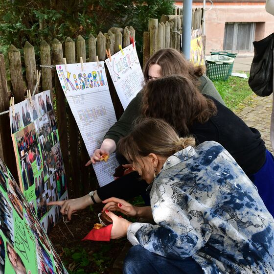 Schauen und Essen (Foto: I. von der Heyde)