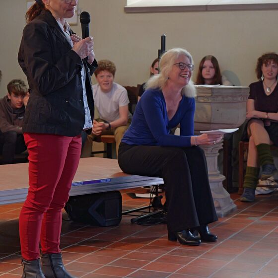 Eine der zentralen Organisatorinnen: Bianca (Foto: J. Schmidt-Wiegand)