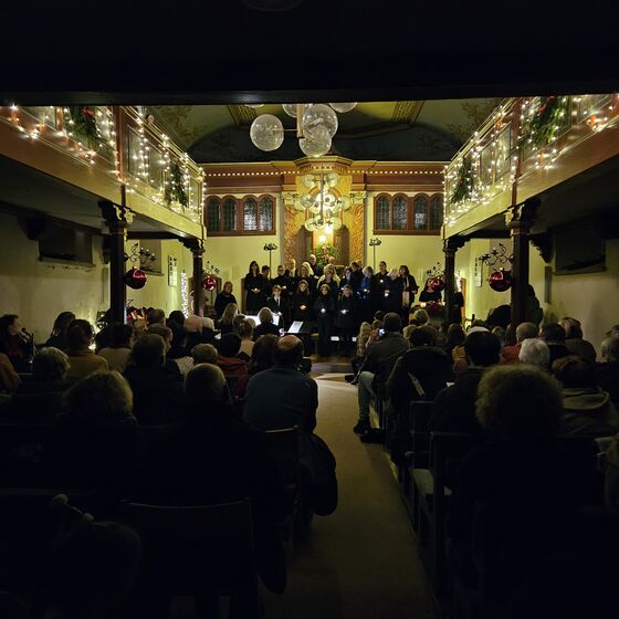 Zum Abschluss: Stille Nacht (Foto: L. Heinke)