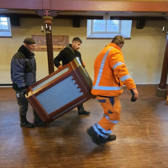 Beeilung - schwer!  (Foto: L. Heinke)