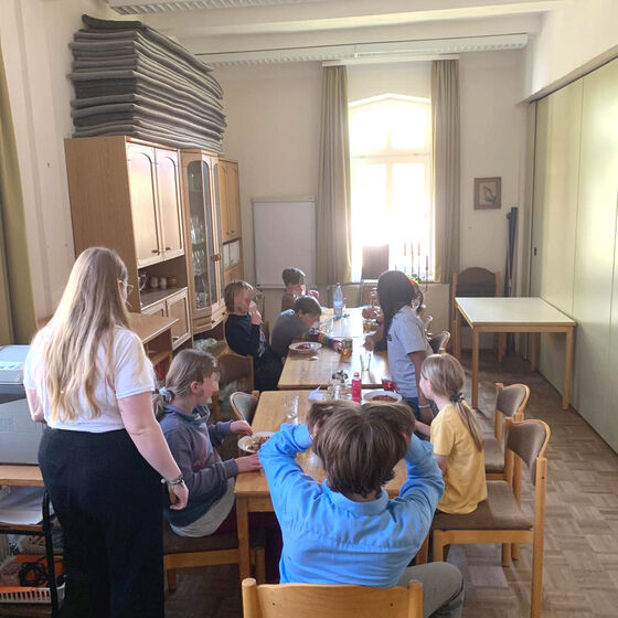 Mittagessen (Foto: M. Stietenroth)