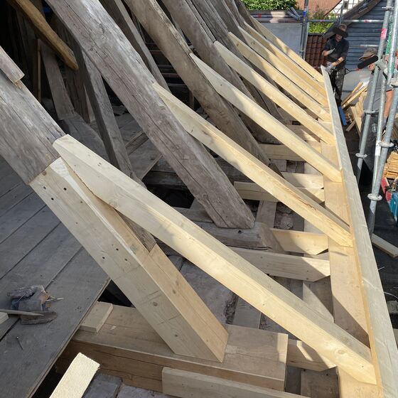 Deckenbalken (Foto: H. Meenken)