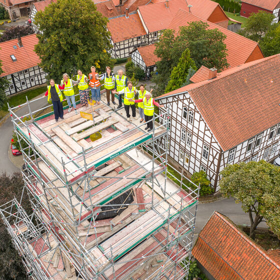 Grüße vom Kirchenvorstand (Foto: M. Falck)