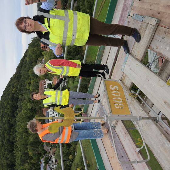 Beim Wetterhan angekommen (Foto: L. Heinke)