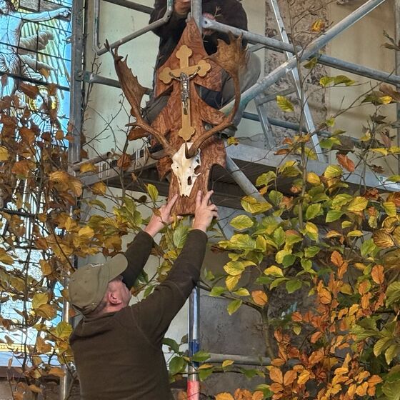 Die Vorbereitungen laufen (Foto: M. Stietenroth)