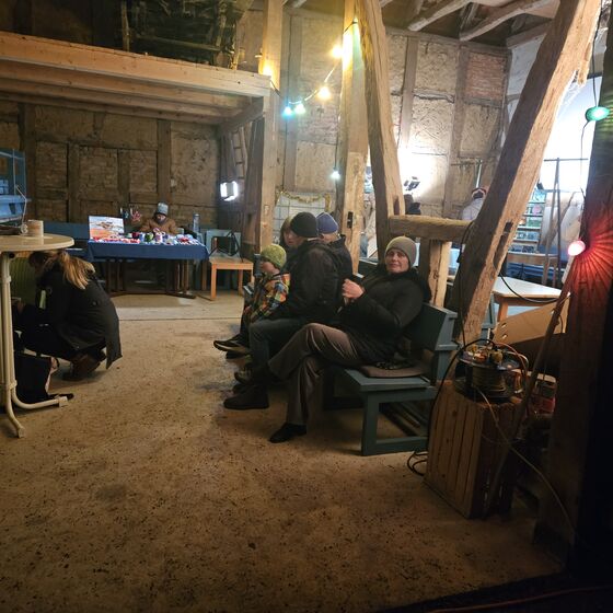 Auch in der Scheune ist es ruhig geworden (Foto: L. Heinke)